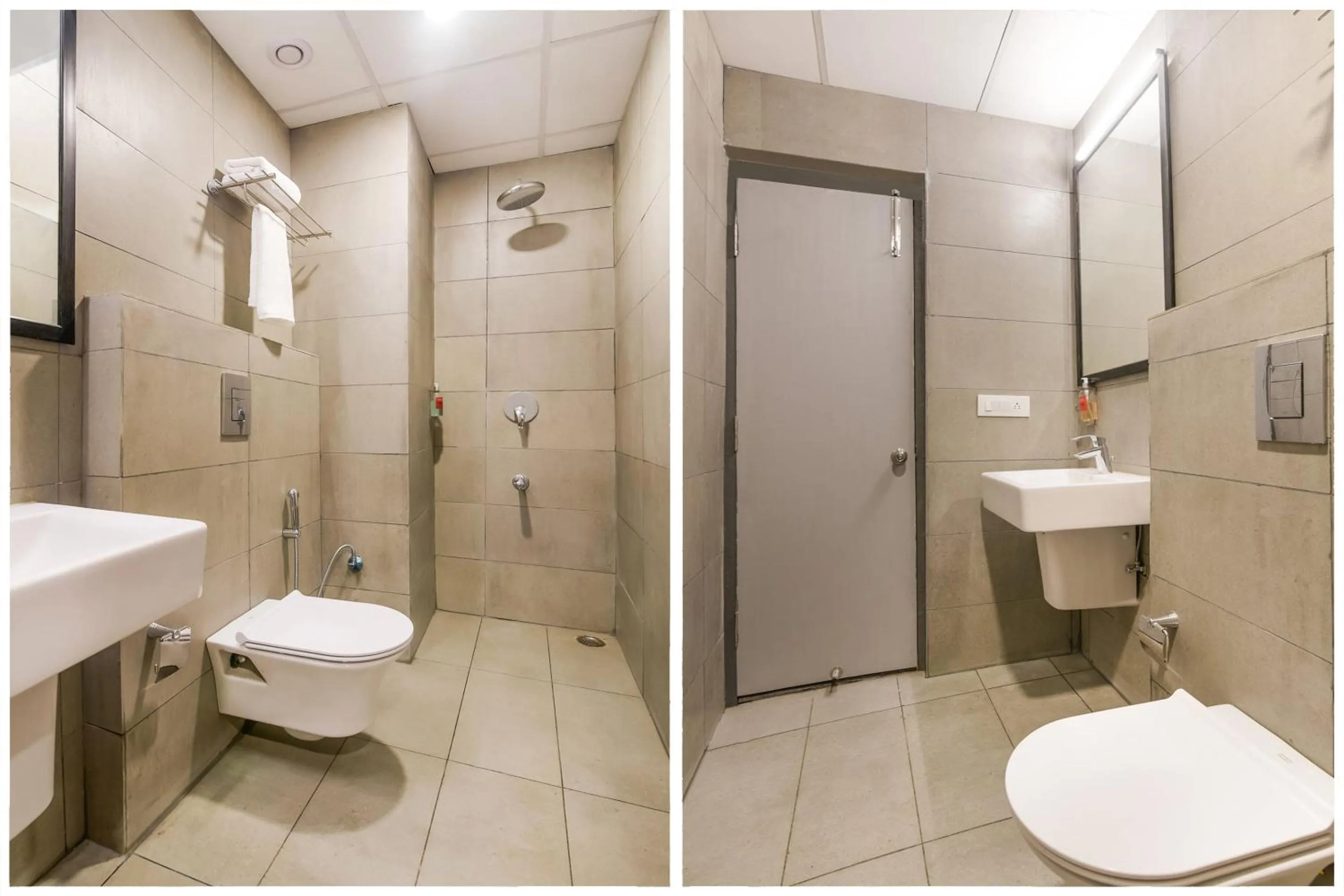 Bathroom in Townhouse The Awadh Airport Near Chaudhary Charan Singh International Airport