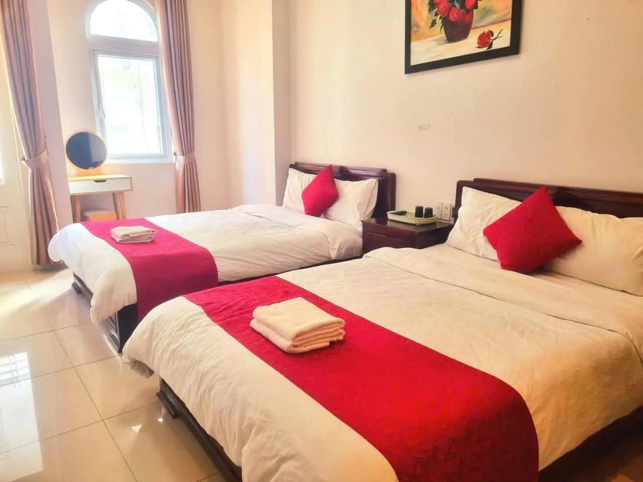 Bed in Conico Đà Lạt Hotel