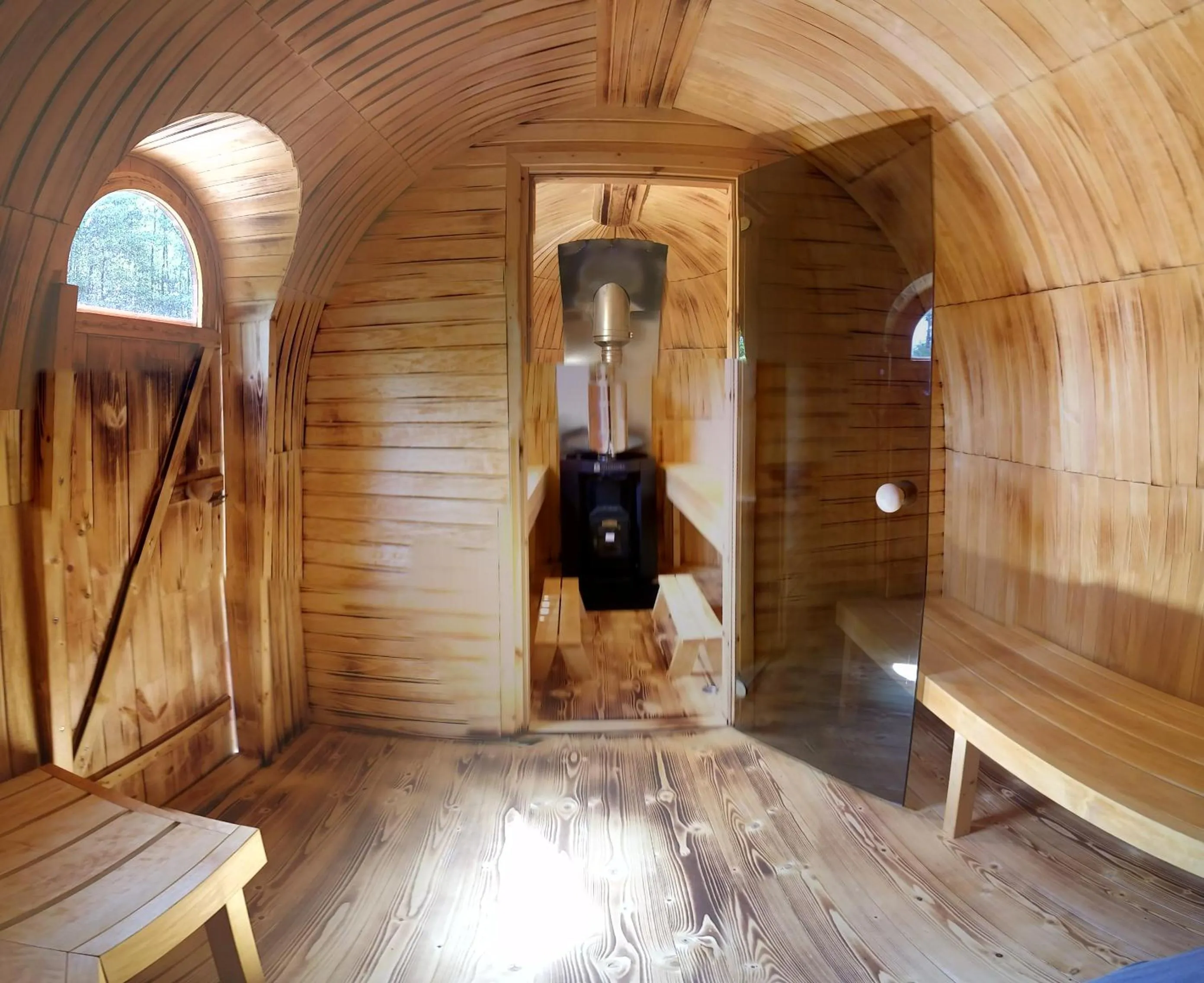 Sauna in Ursa Mica Glamping Resort