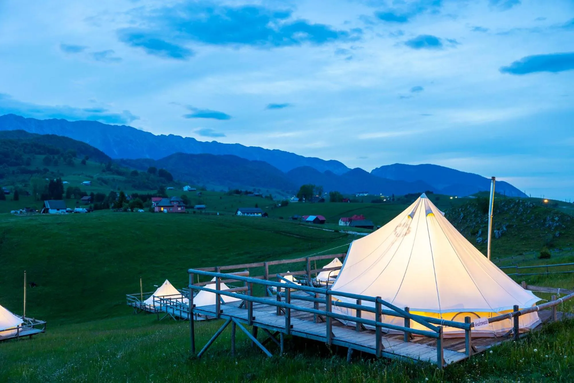 Property building in Ursa Mica Glamping Resort