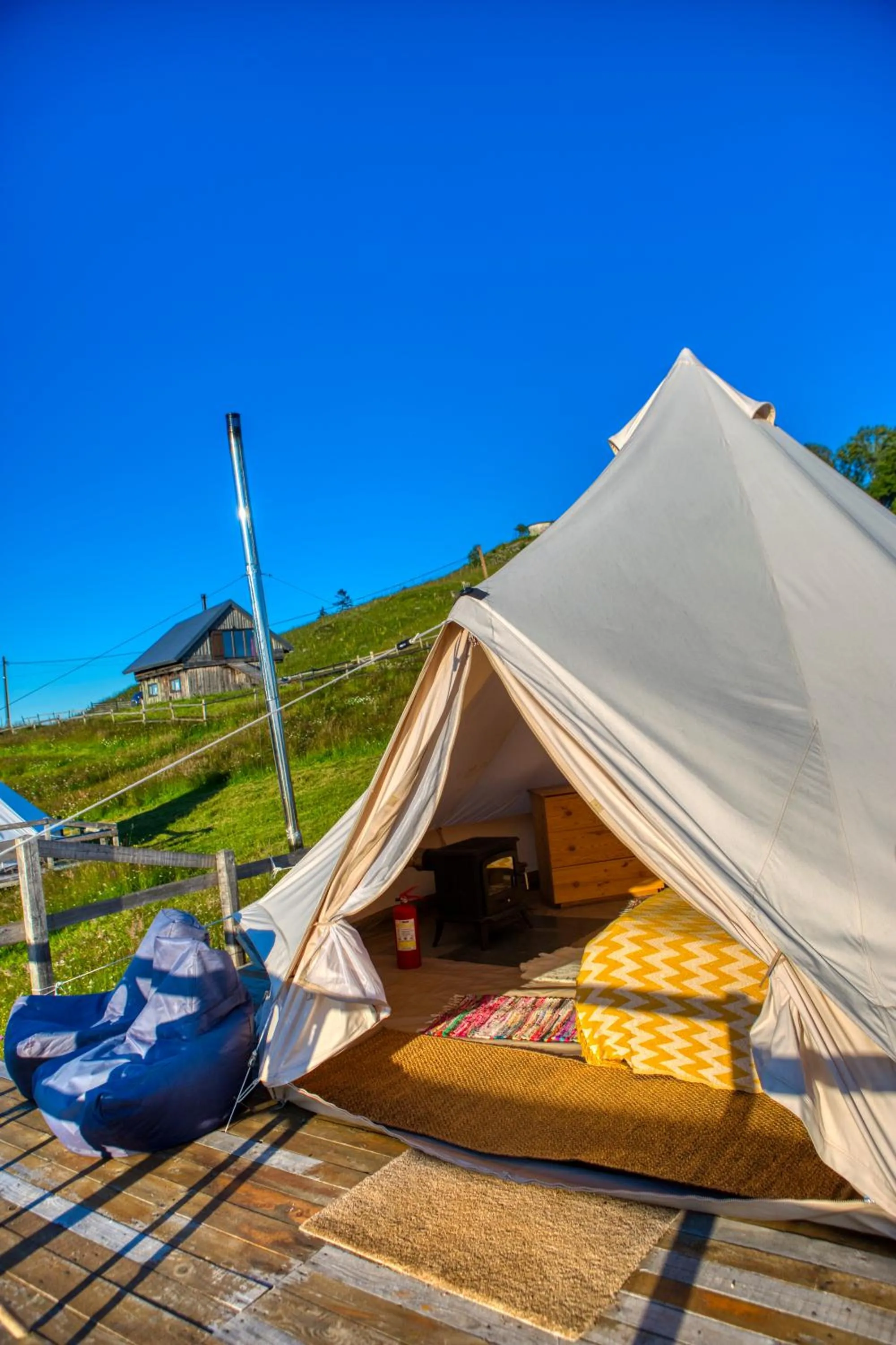 Decorative detail in Ursa Mica Glamping Resort