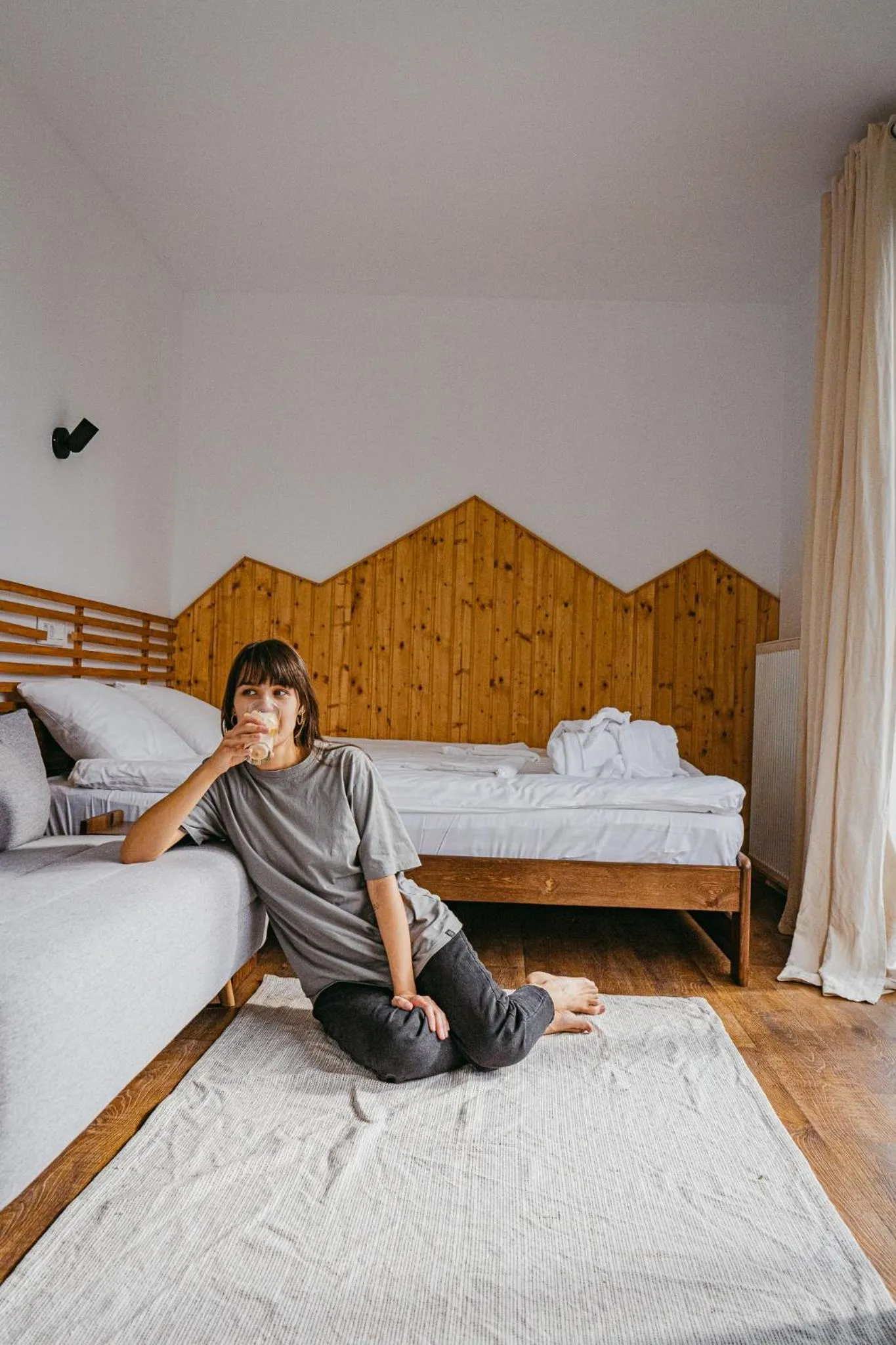 Bed in Ursa Mica Glamping Resort