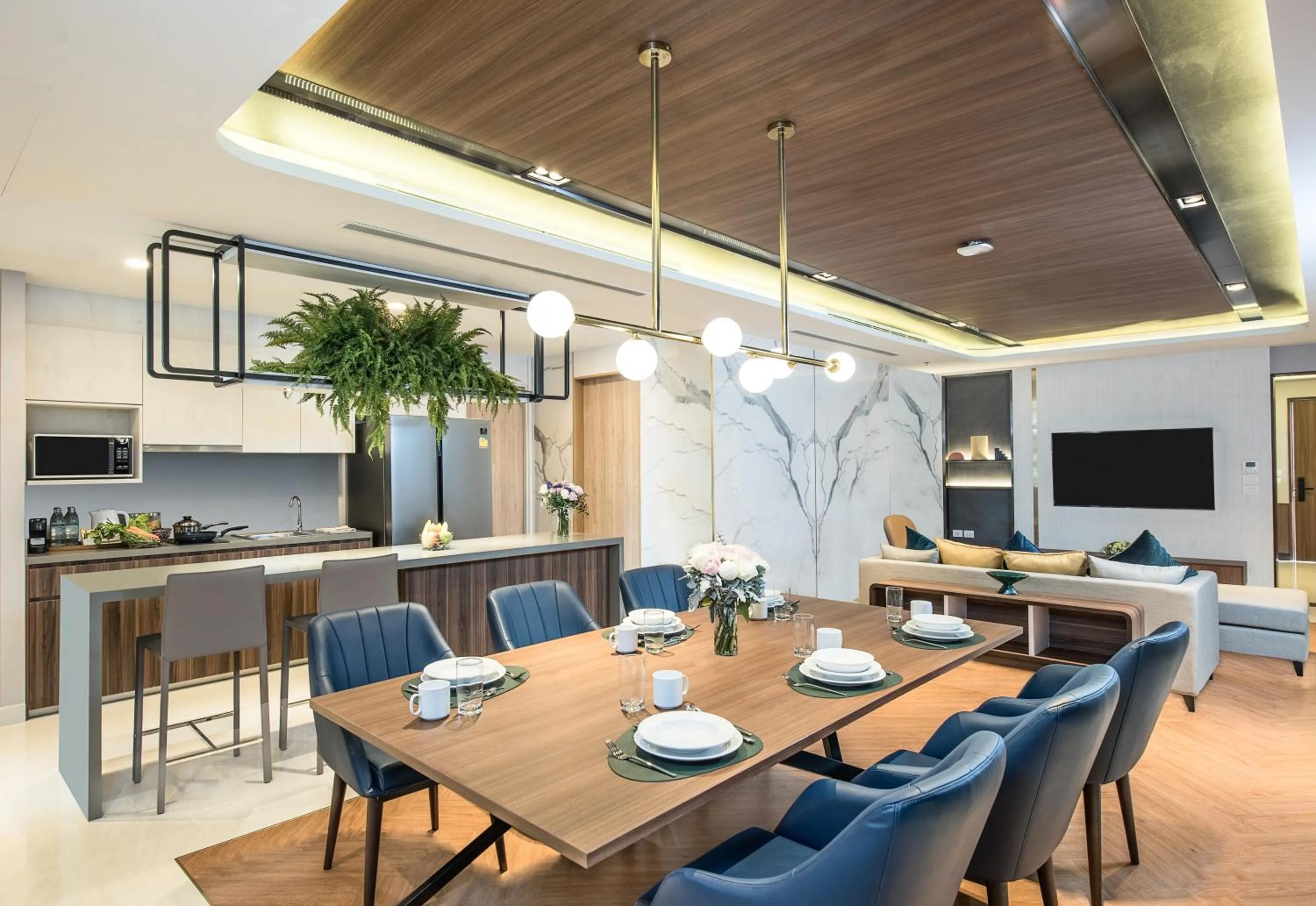 Dining area in Amanta Hotel & Residence Sathorn