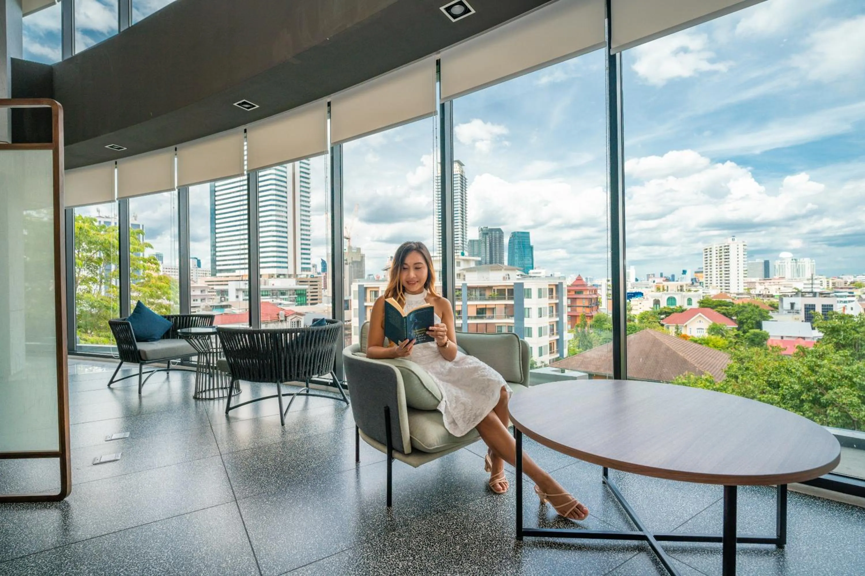 Lobby or reception in Amanta Hotel & Residence Sathorn