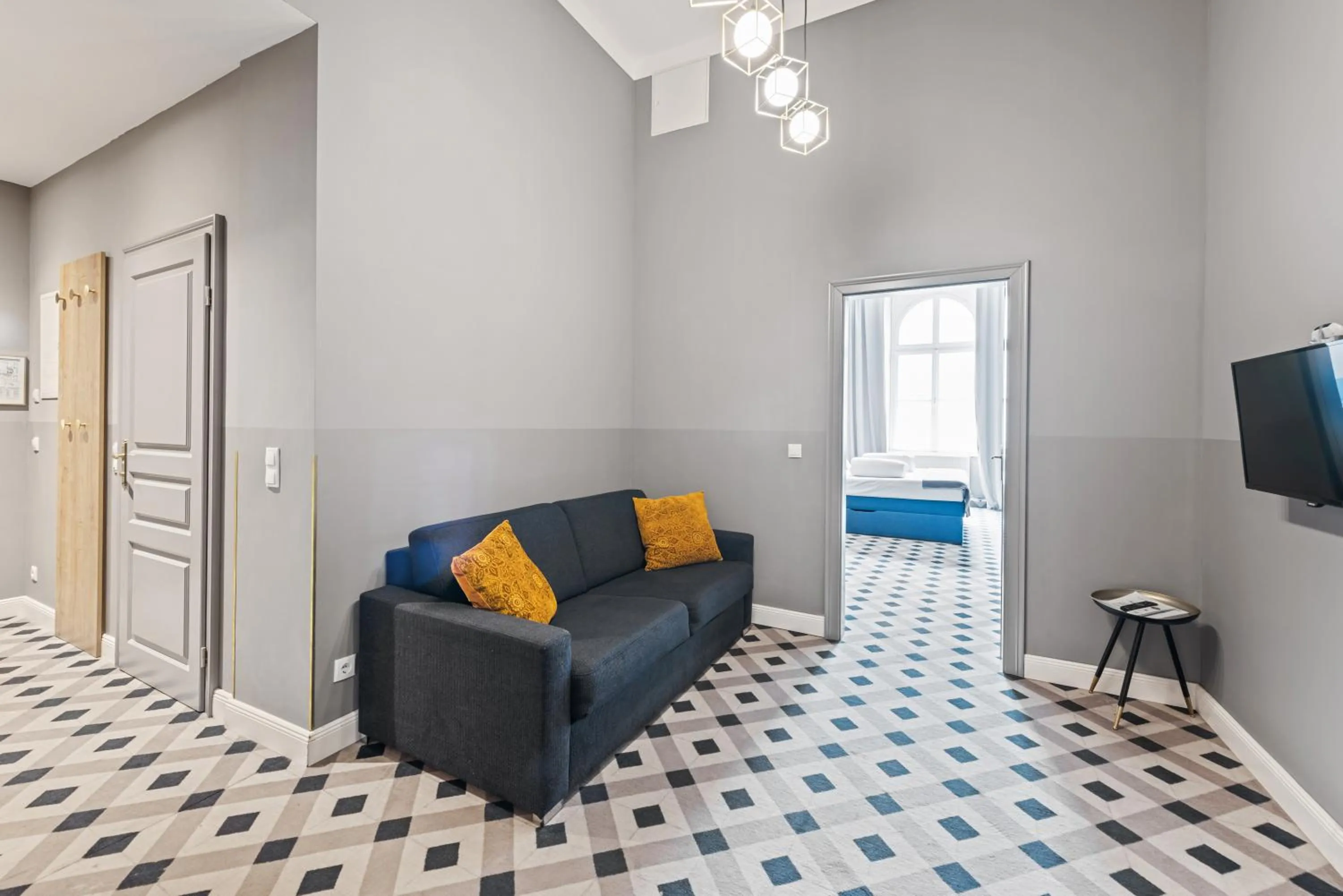 Seating area in KH Opera Apartments