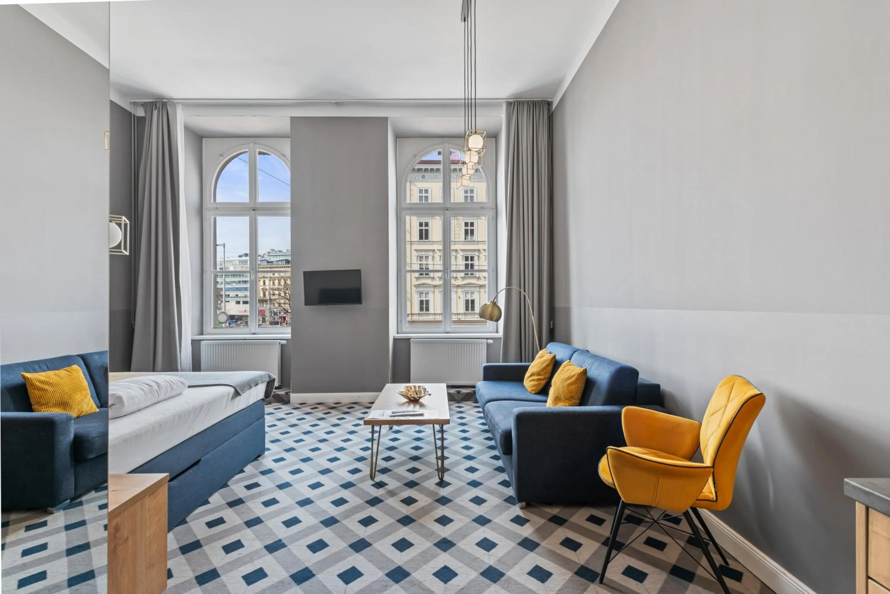 Living room in KH Opera Apartments