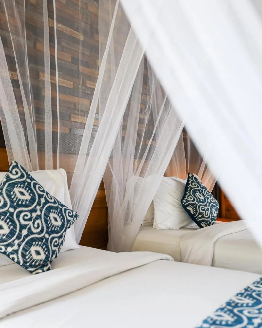 Bed in Parvati Retreat Villas