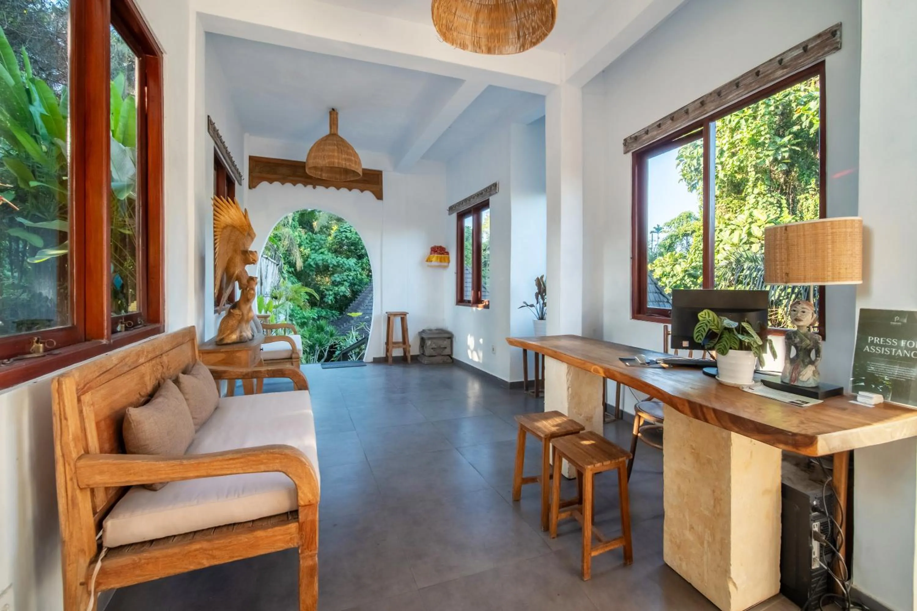 Lobby or reception in Parvati Retreat Villas