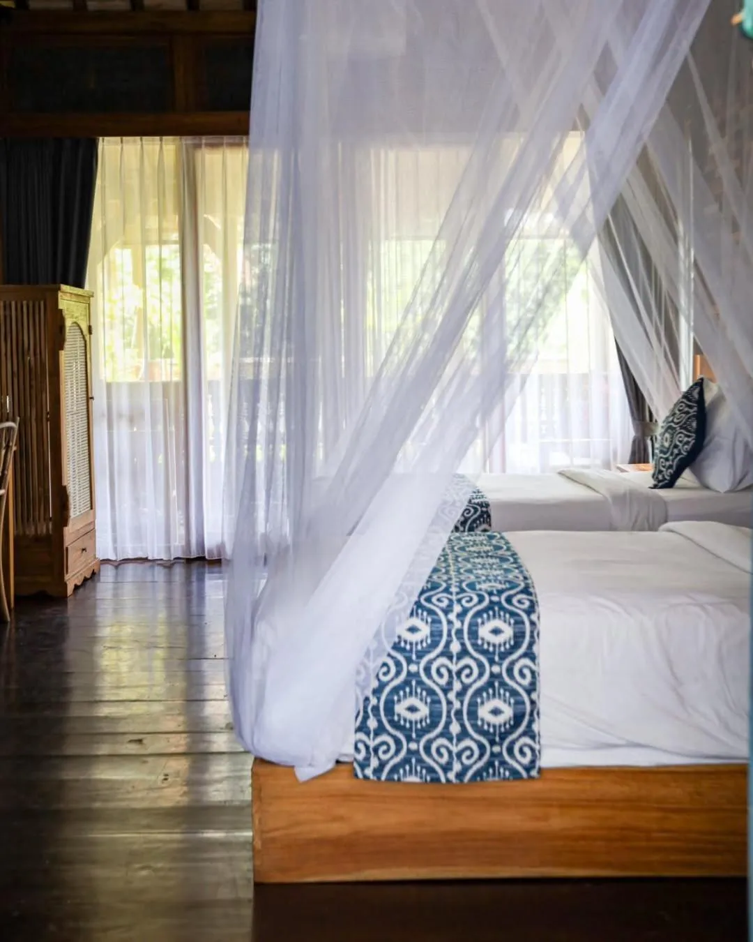 Bed in Parvati Retreat Villas