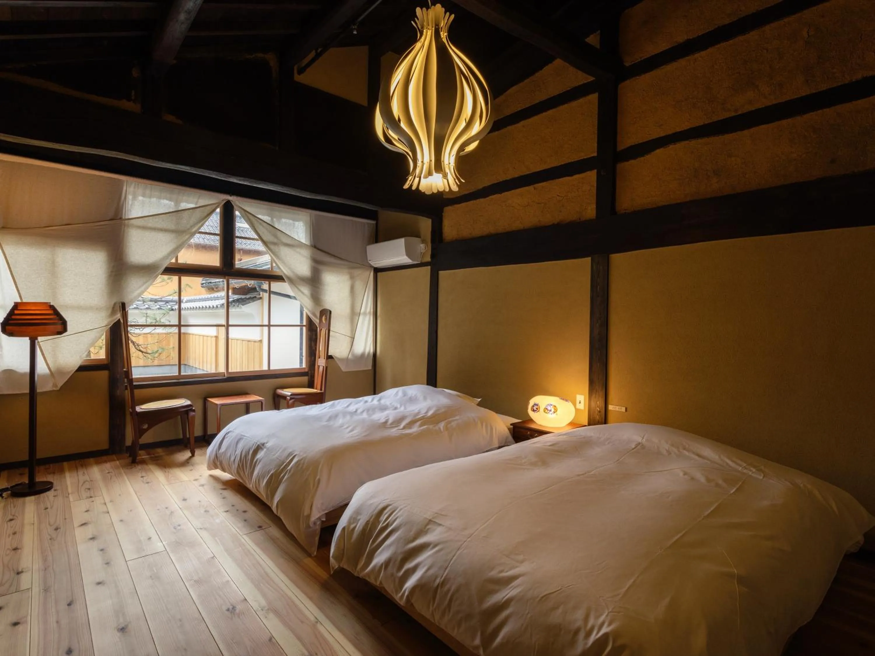 Photo of the whole room, Bed in Nipponia Izumo Hirata Cotton Road