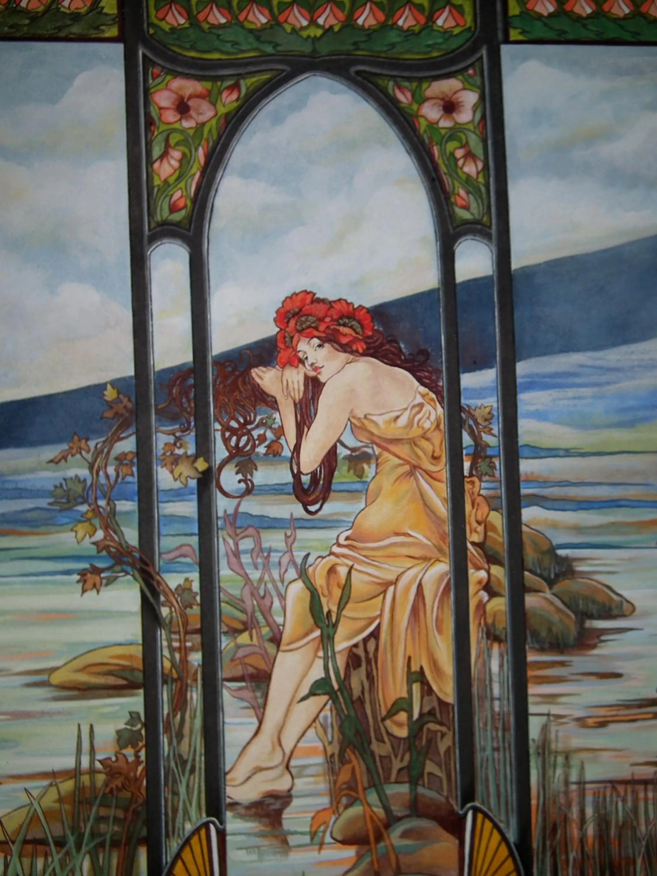 Decorative detail in Hotel Fiordigigli