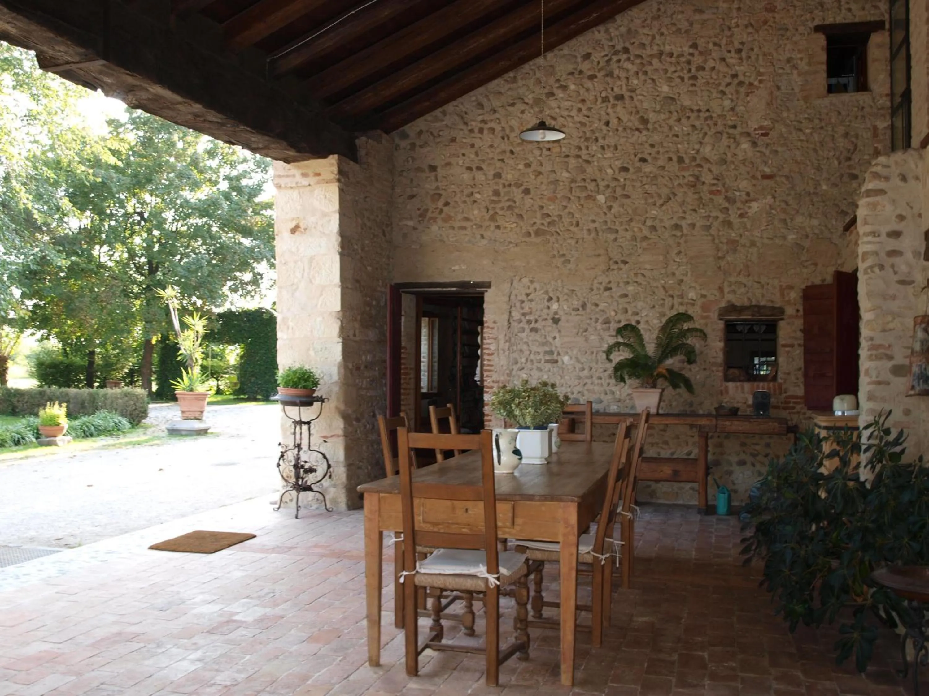 Patio in B&B Ca' Cinel Asolo