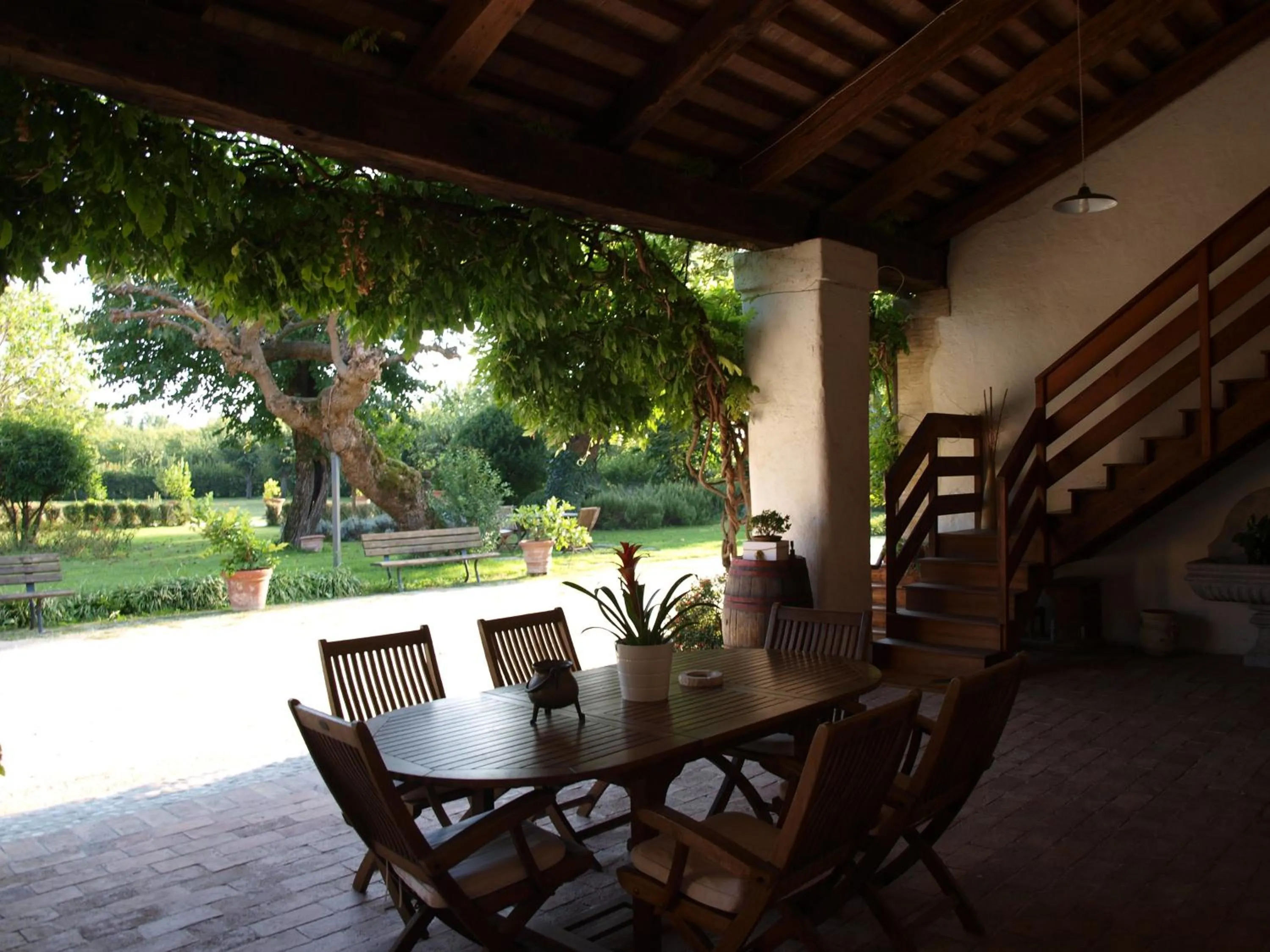 Patio in B&B Ca' Cinel Asolo