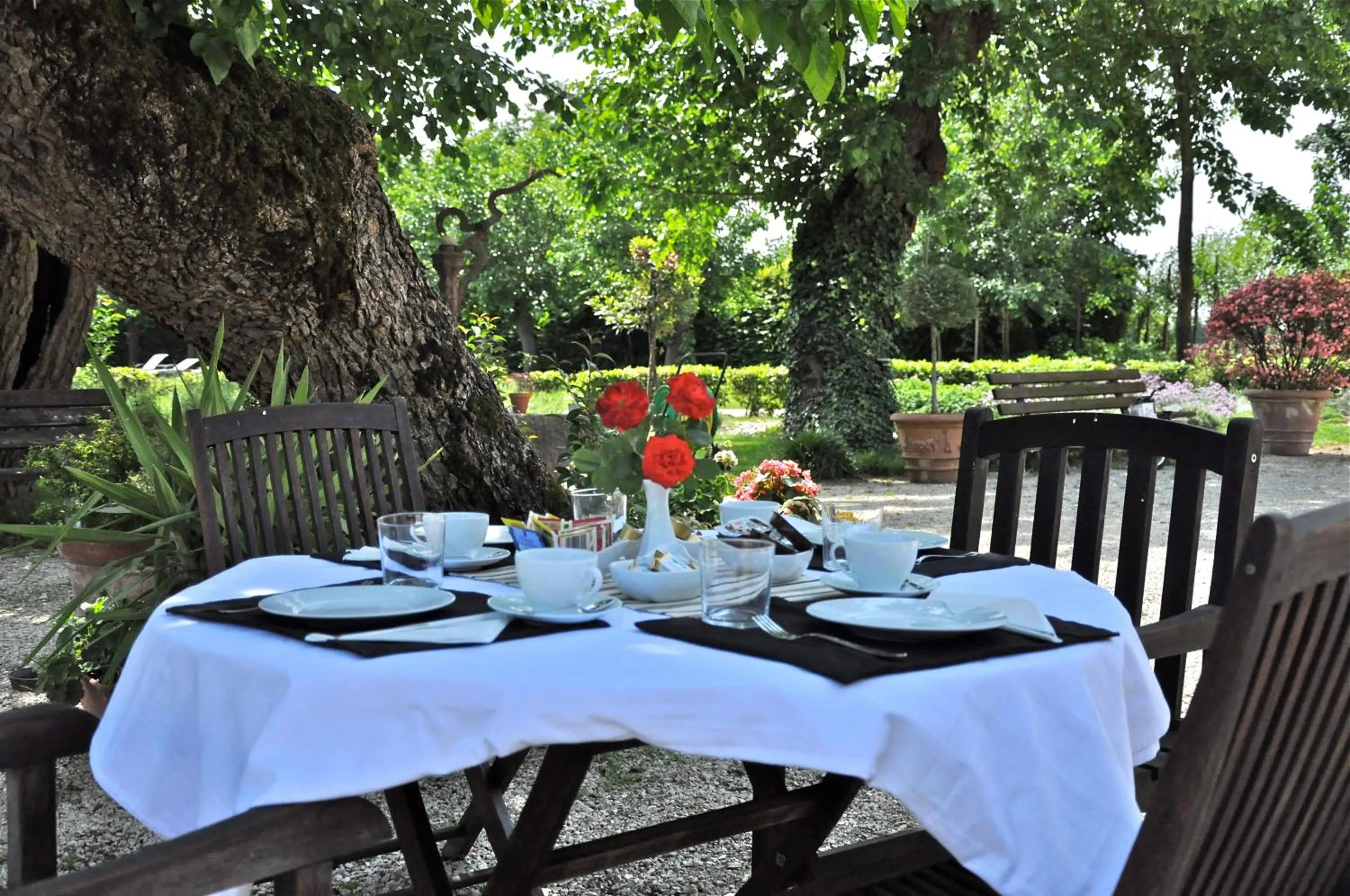 Patio in B&B Ca' Cinel Asolo
