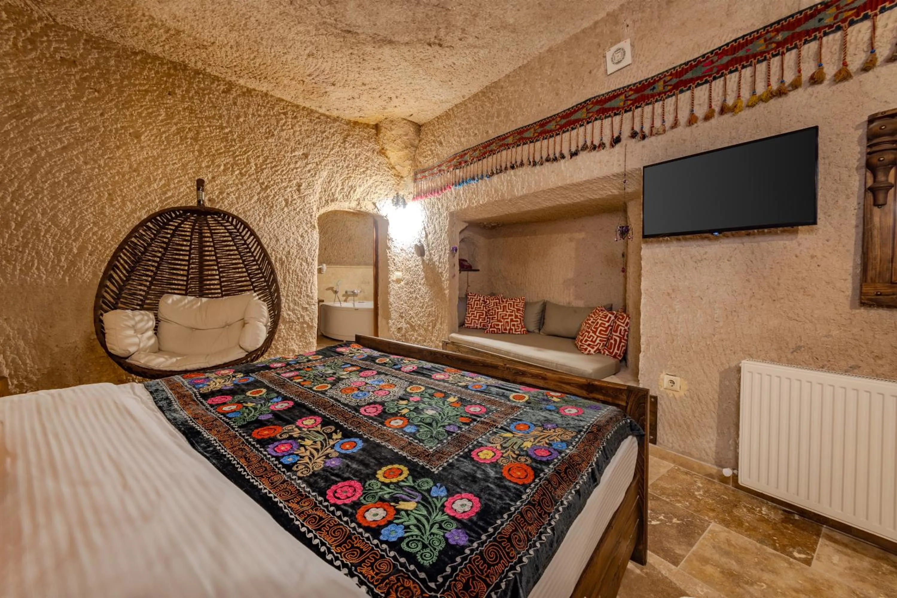 Bed in My Story Cave Hotel