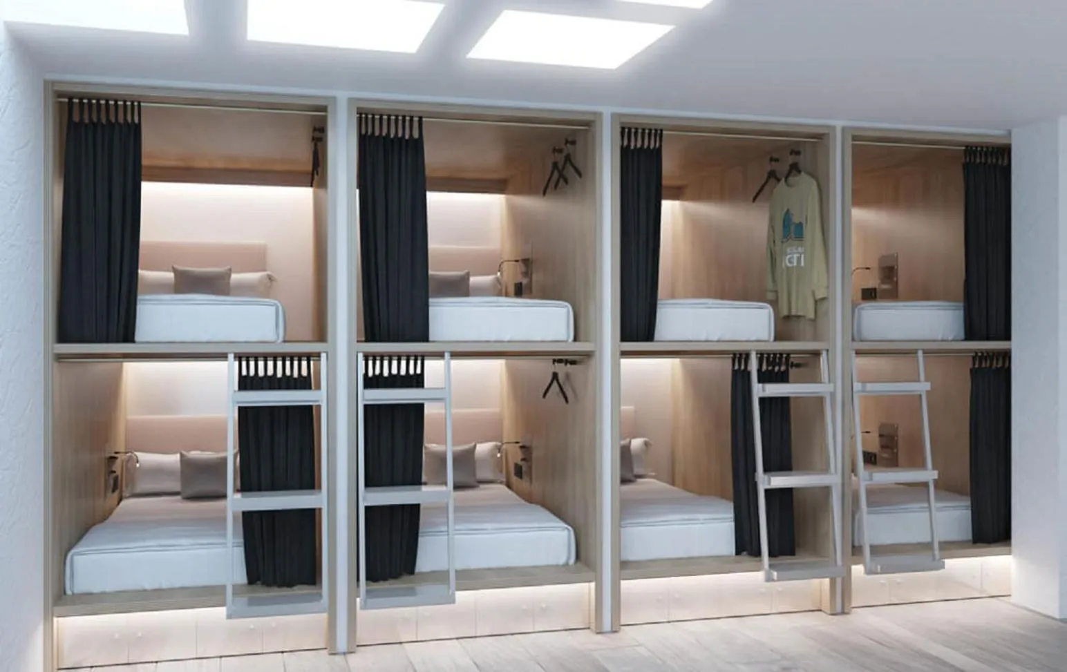 bunk bed in Y Hostel - Albergue Juvenil