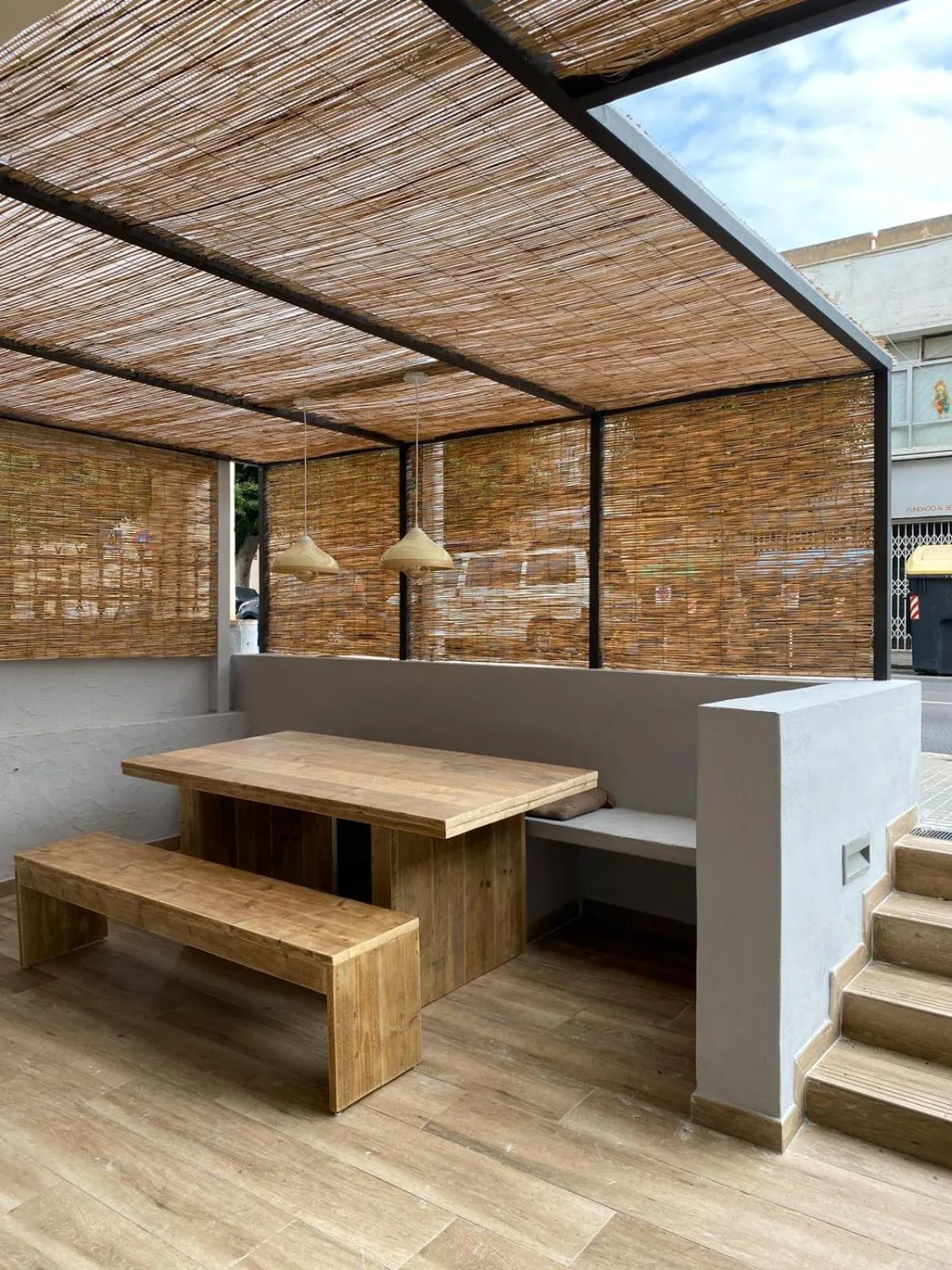 Balcony/Terrace in Y Hostel - Albergue Juvenil
