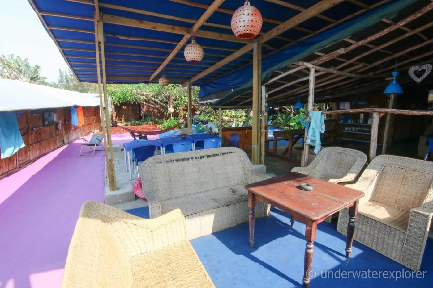 Seating area in Underwater Explorer