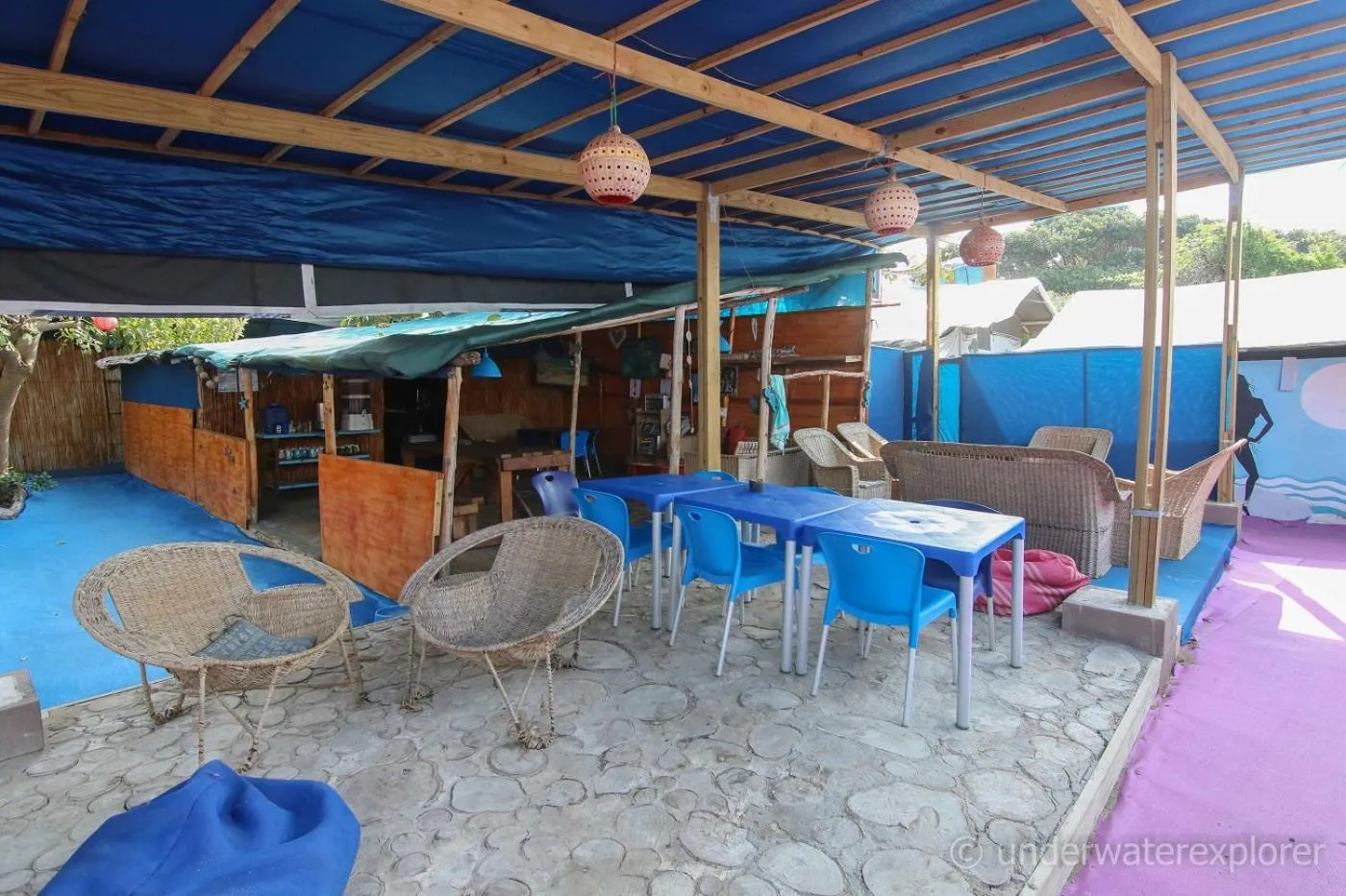 Patio in Underwater Explorer