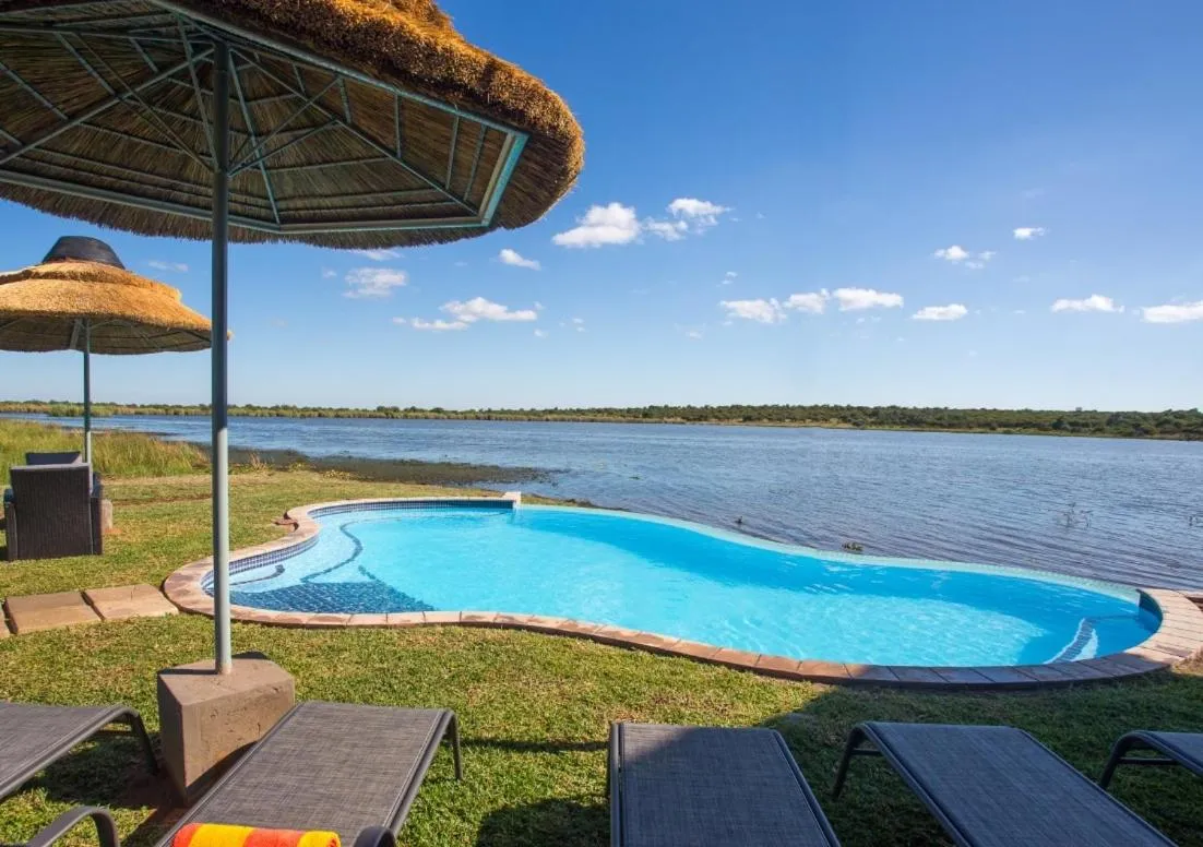 Pool view in Little Mongena Tented Camp