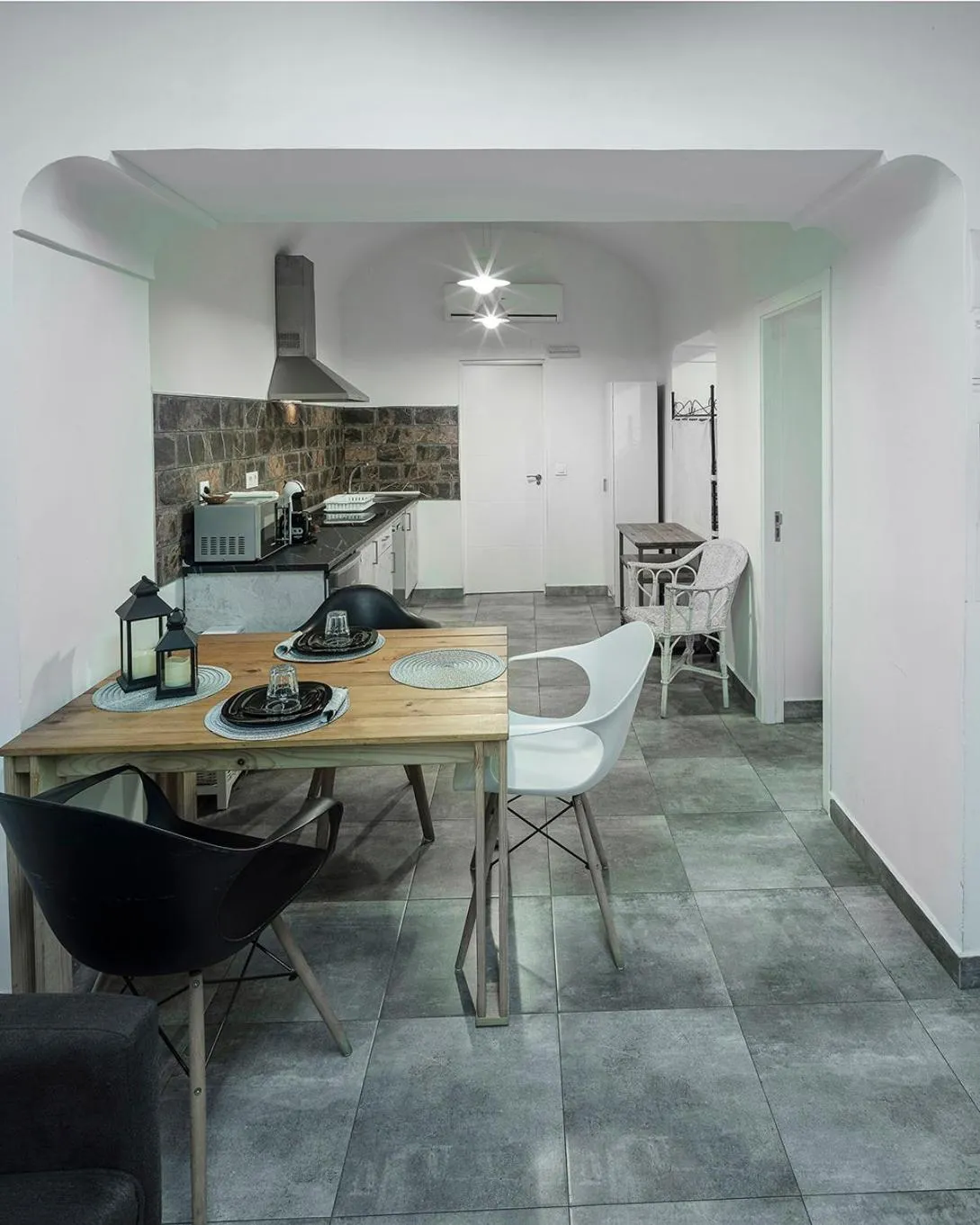 Kitchen or kitchenette in Apartamentos Gladiador