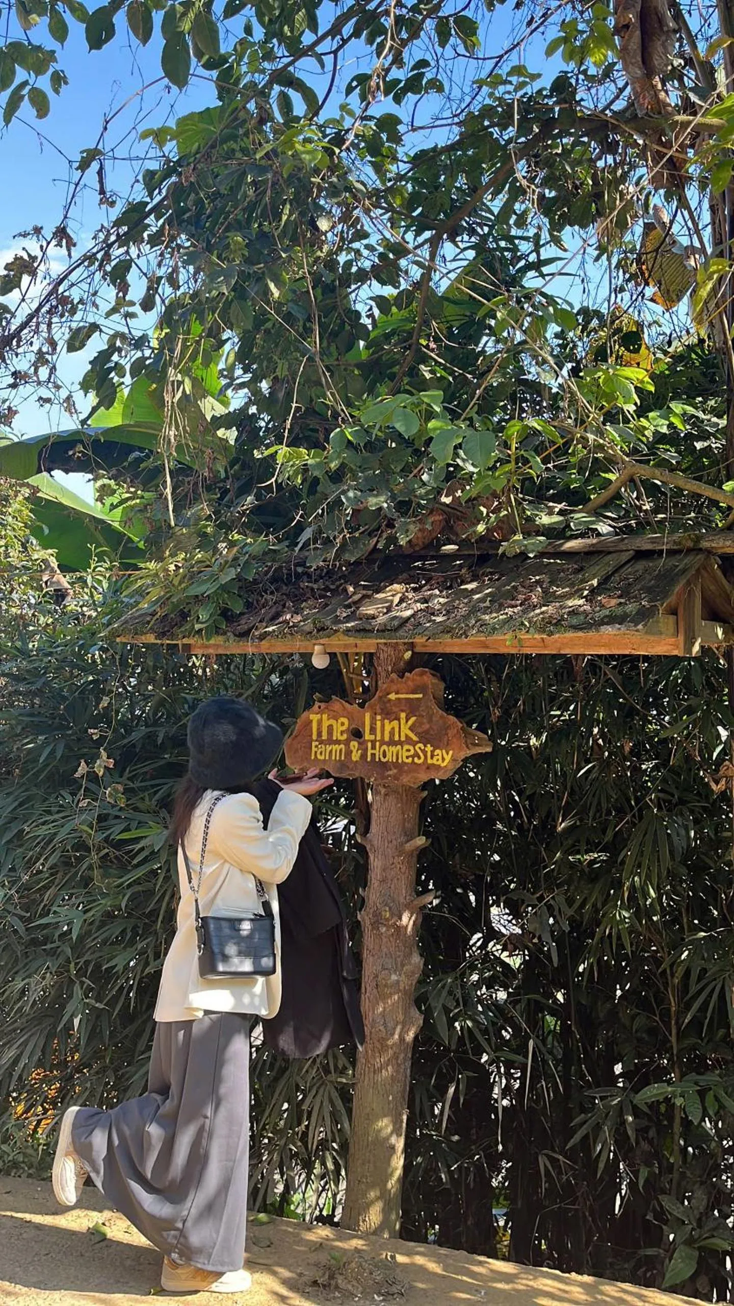 Facade/entrance in The Link farmstay