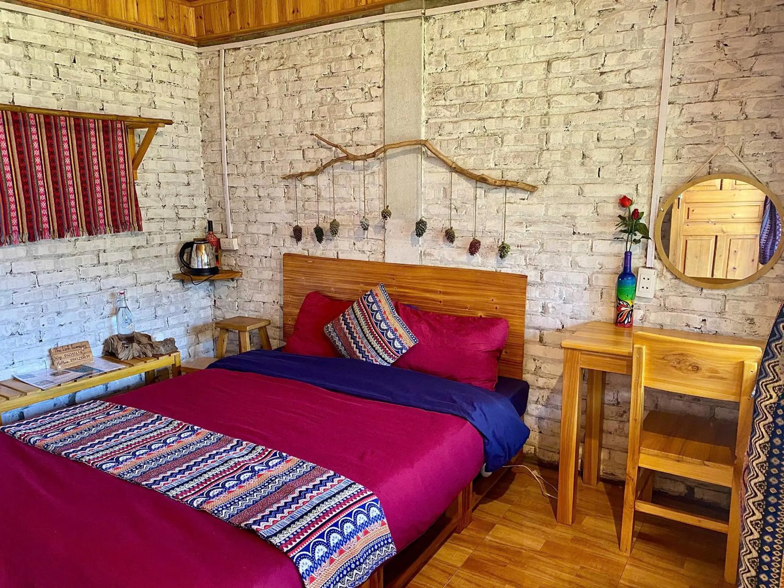 Bed in The Link farmstay