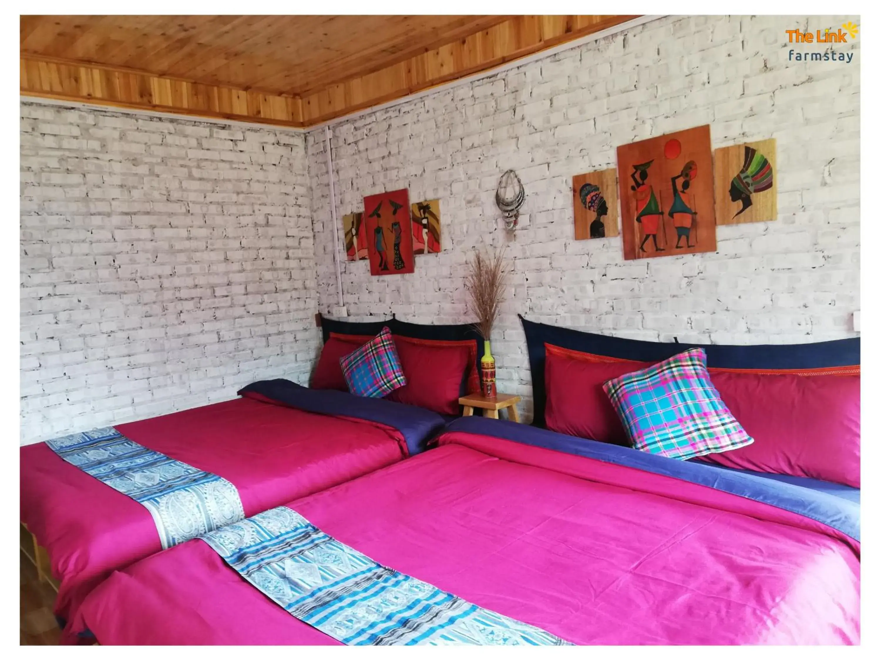 King Room with Two King Beds in The Link farmstay King Room with Two King Beds in The Link farmstay