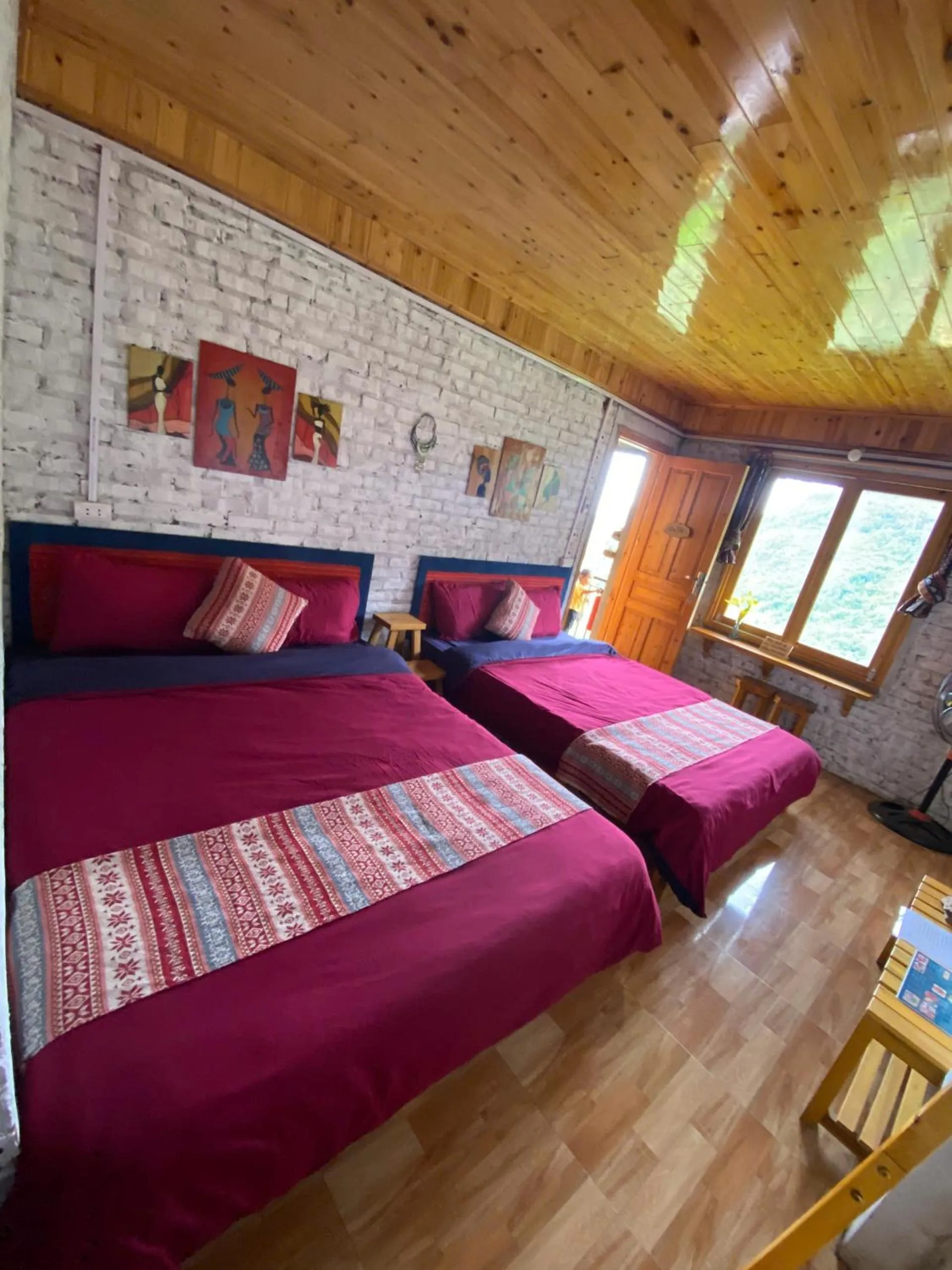 Bedroom, Bed in The Link farmstay