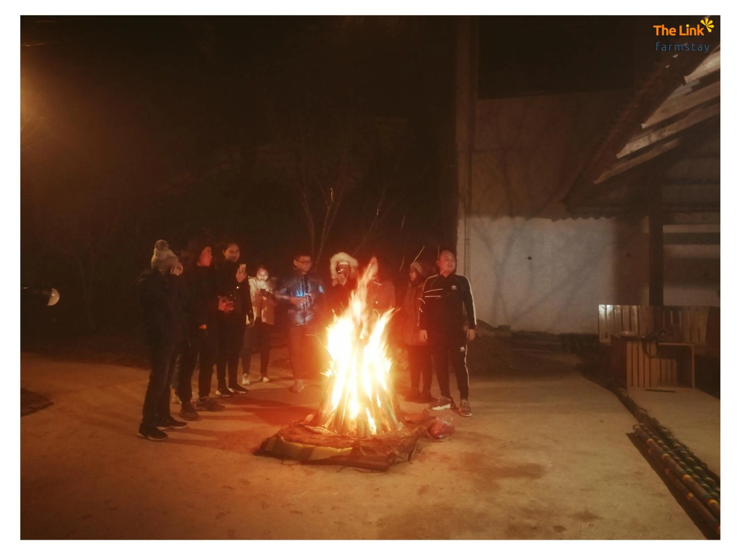 Patio in The Link farmstay