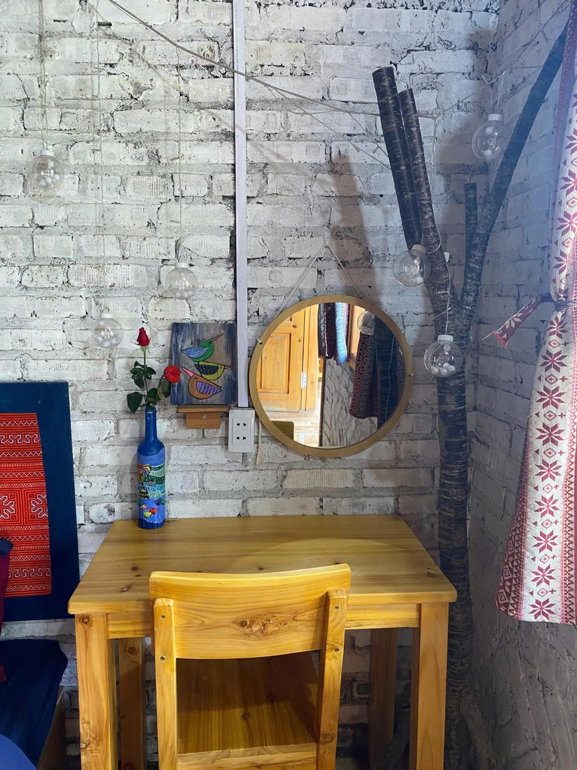 Seating area in The Link farmstay