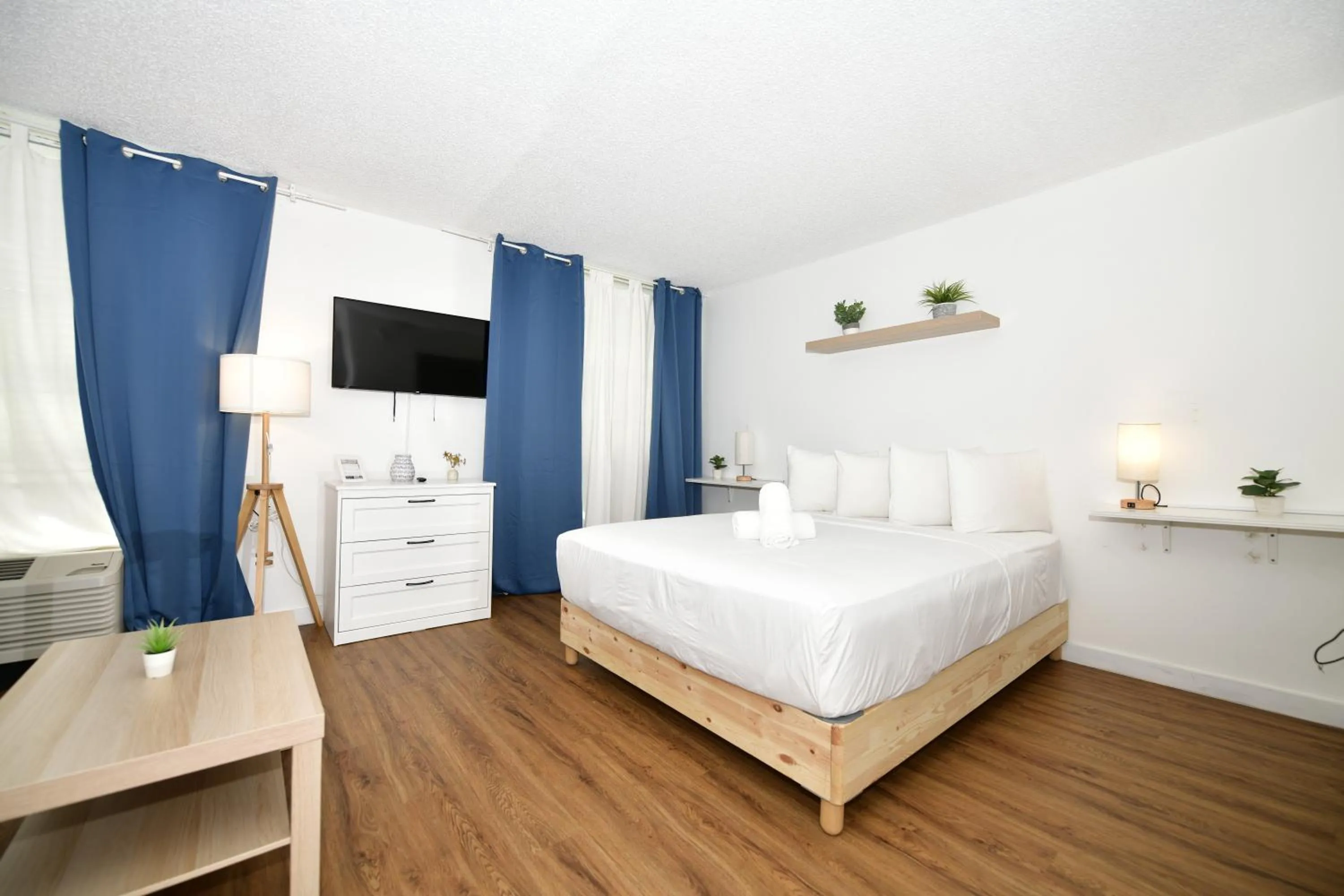 Bed in Sobe Apartments