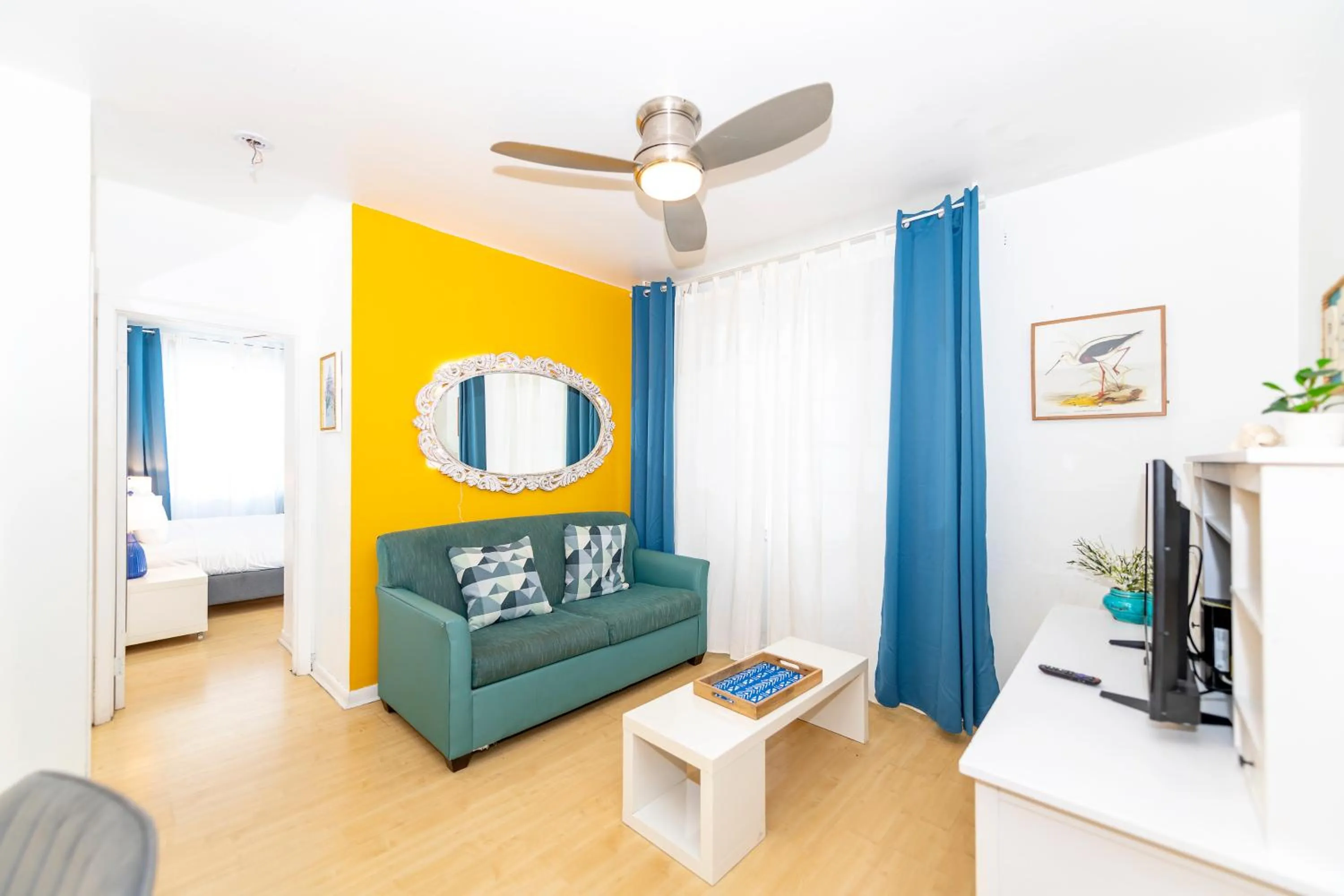 Seating area in Sobe Apartments