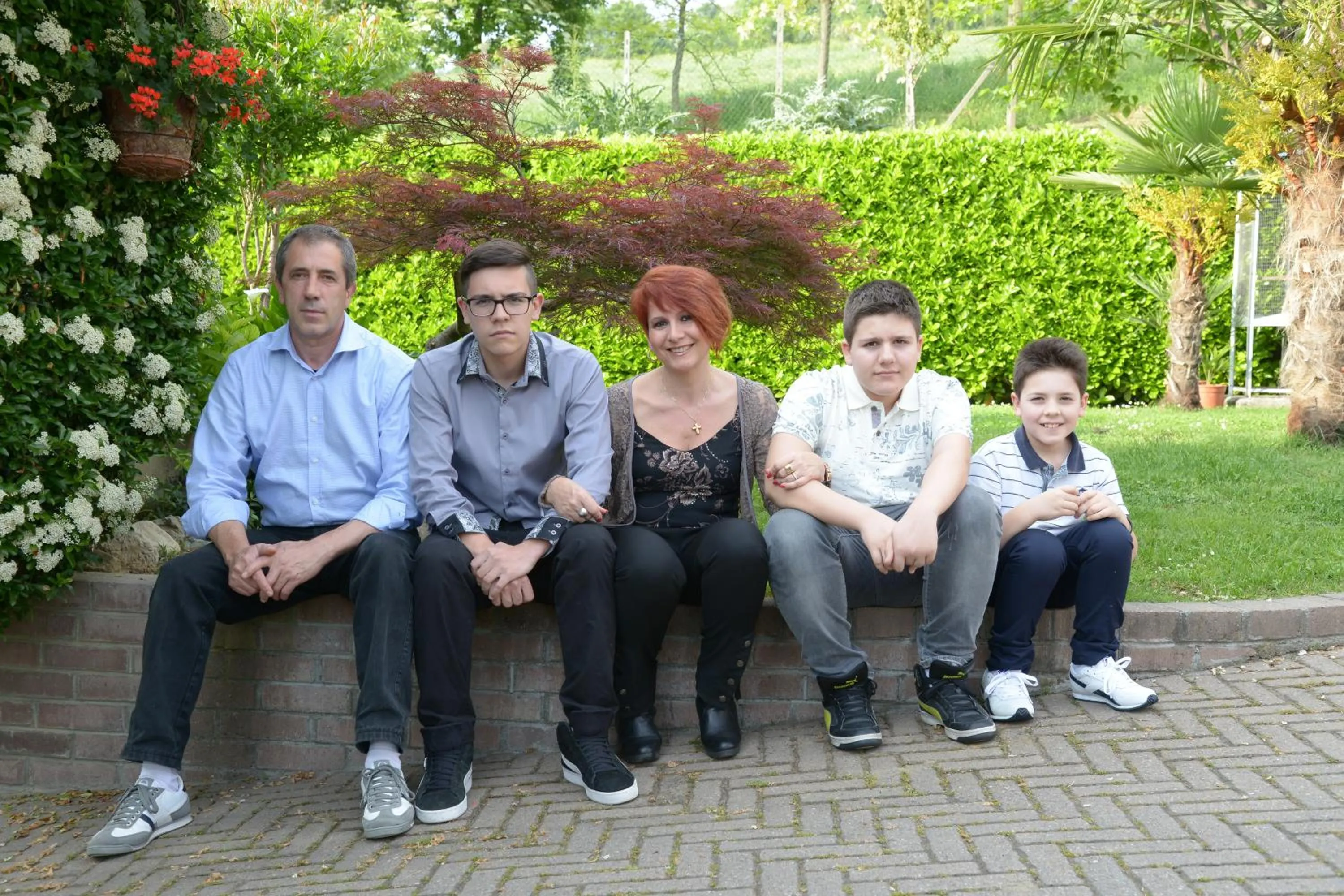 Family in Bed And Breakfast Olimpia