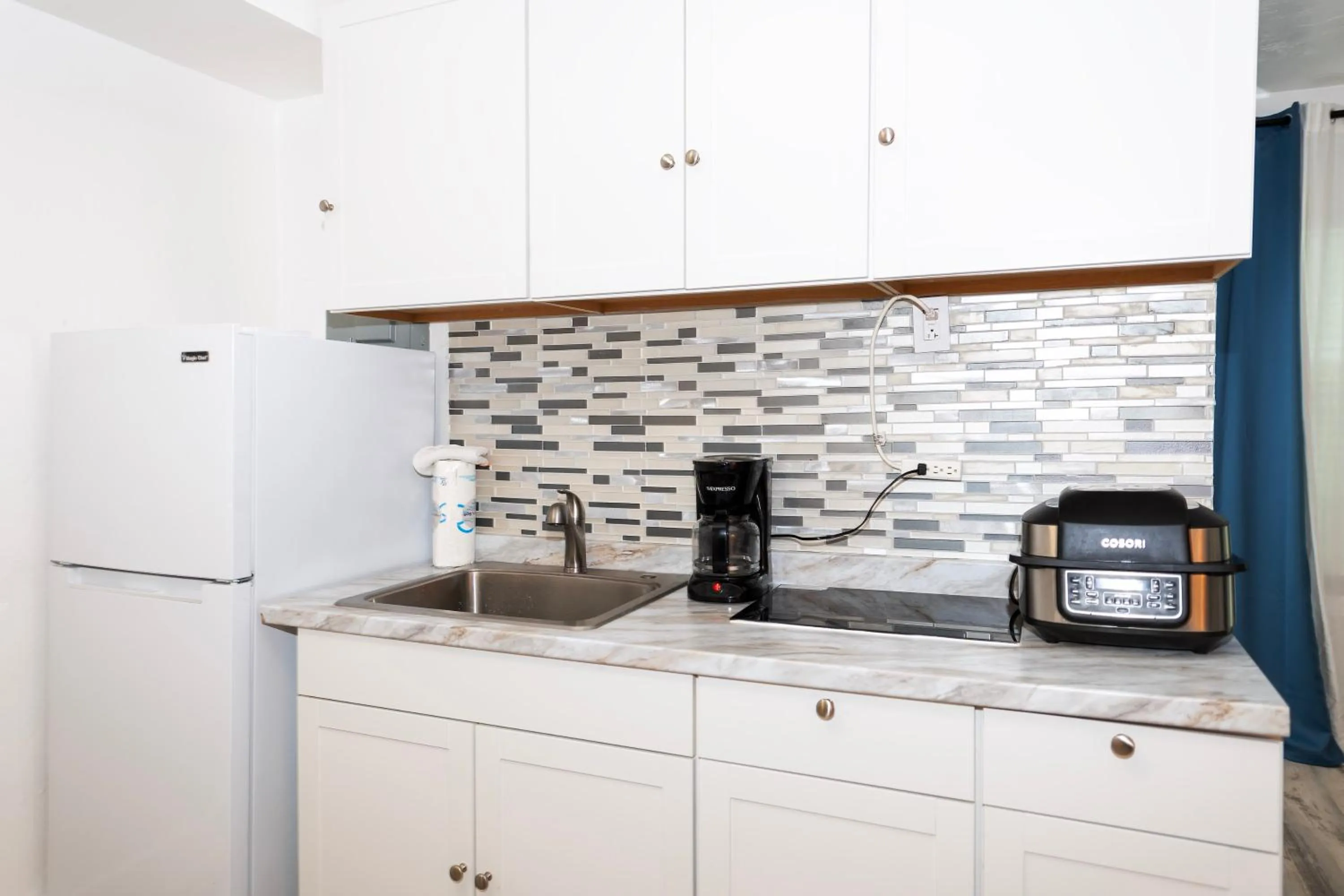 kitchen in Sofi Beach Apartments