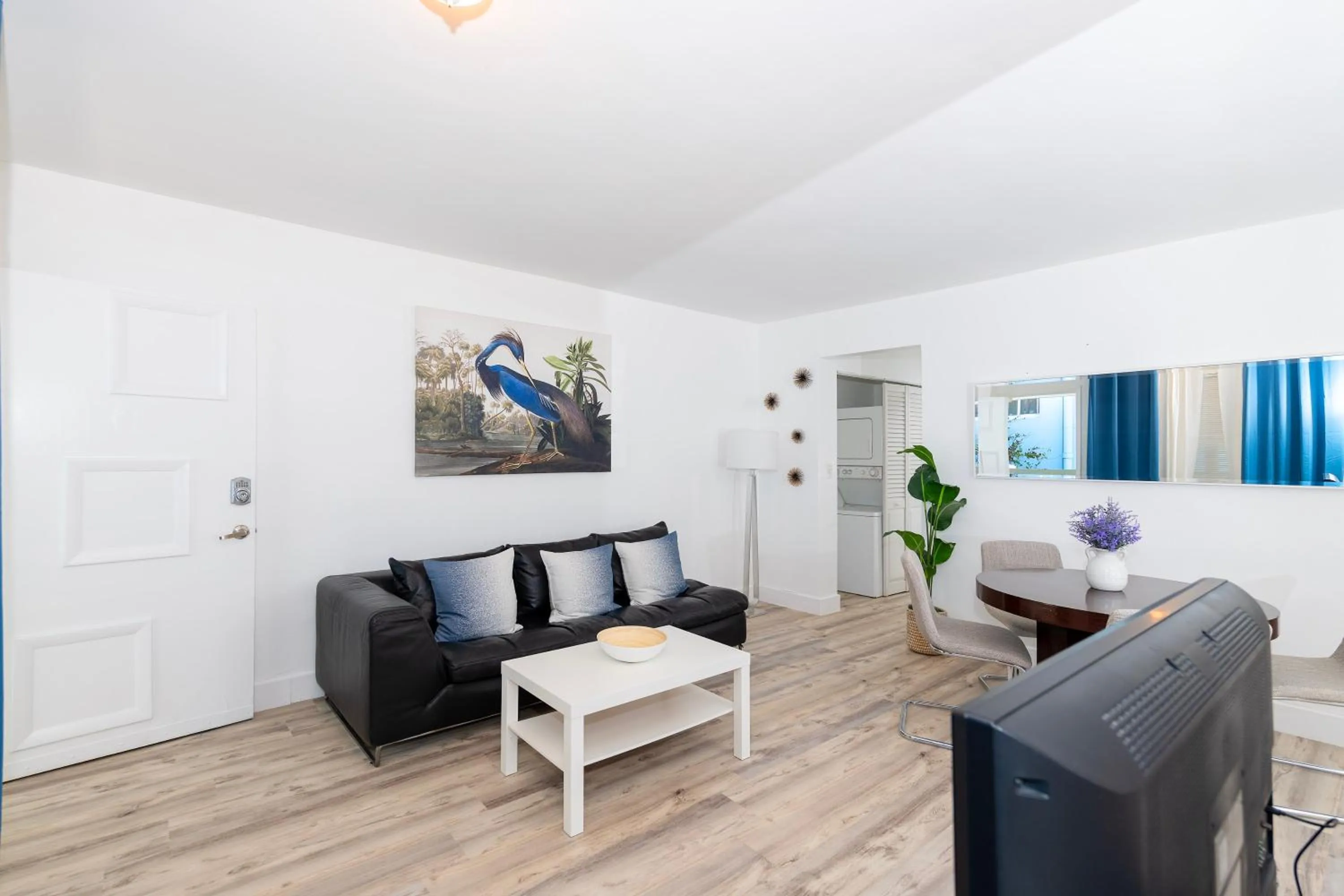 Living room in Sofi Beach Apartments