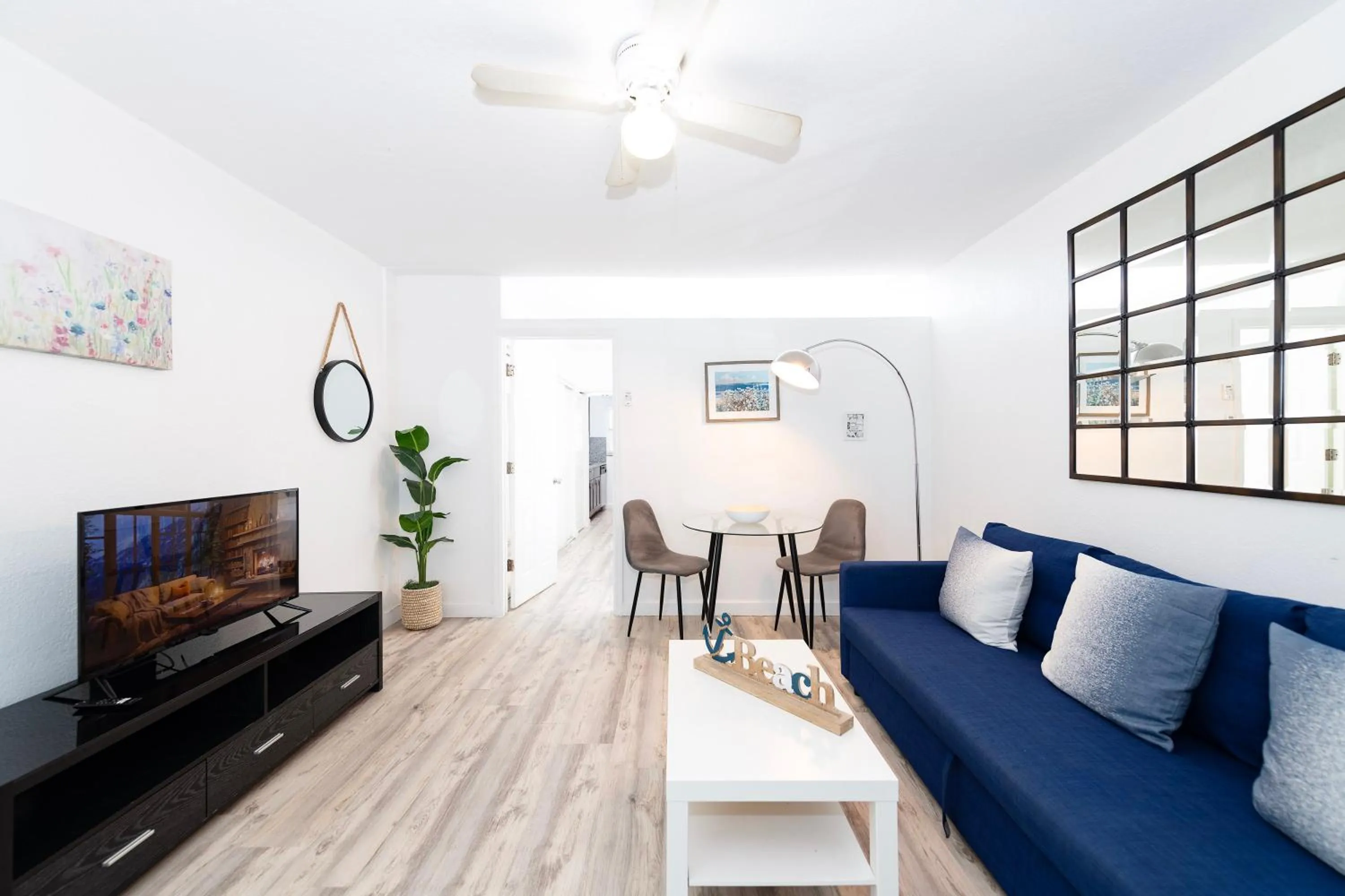 Living room in Sofi Beach Apartments