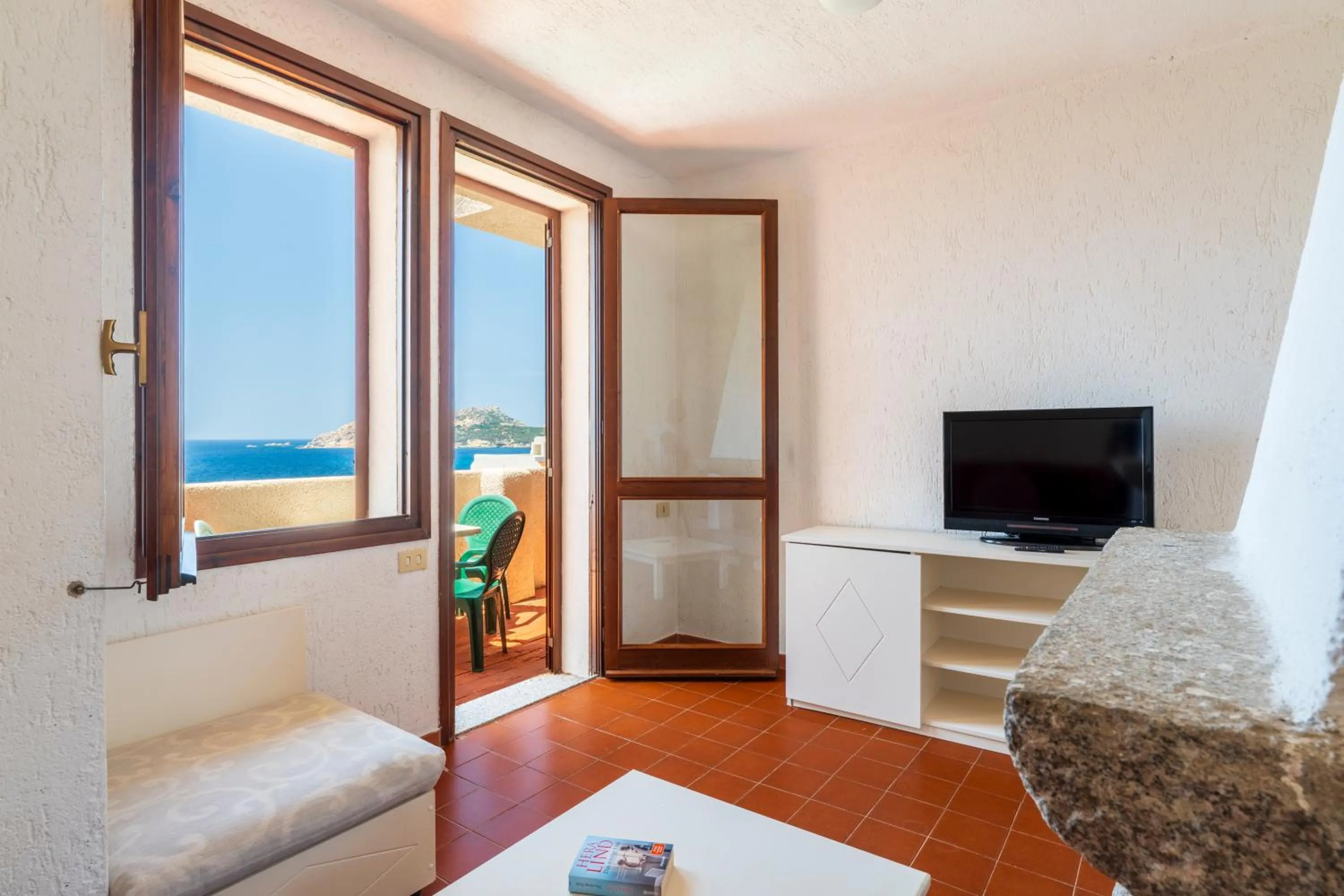 Living room in Residence Baia Santa Reparata