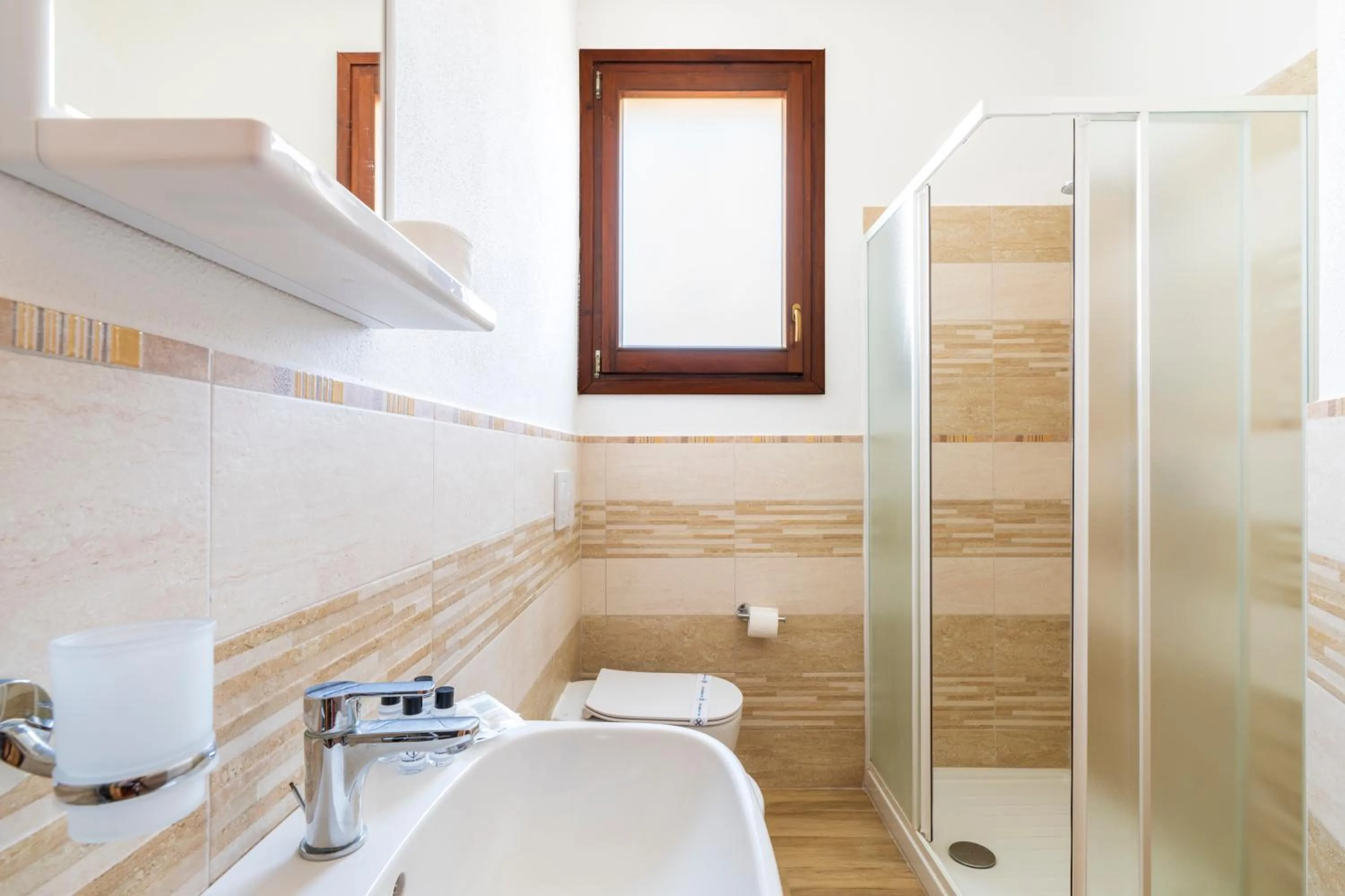 Bathroom in Residence Baia Santa Reparata