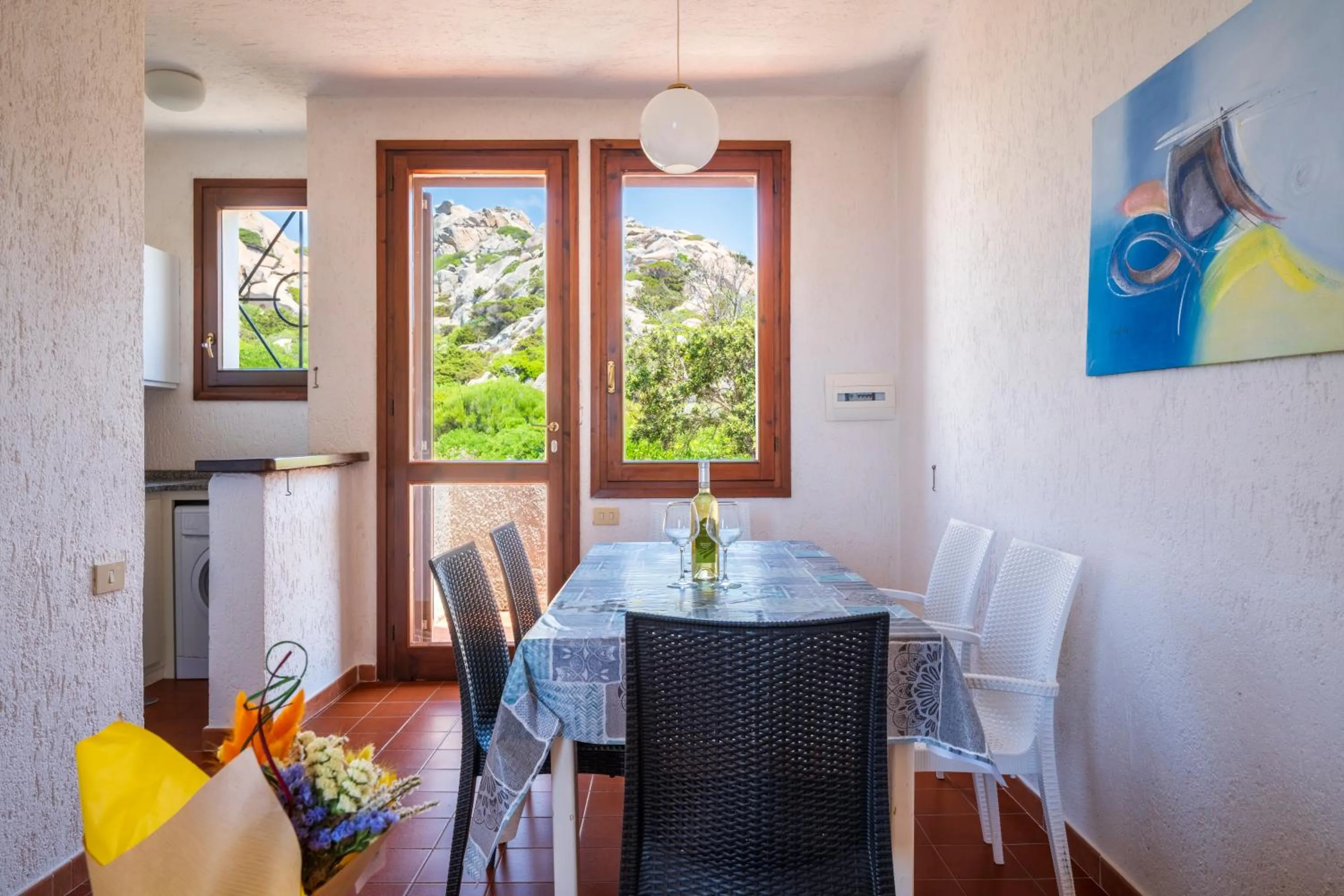 Living room in Residence Baia Santa Reparata