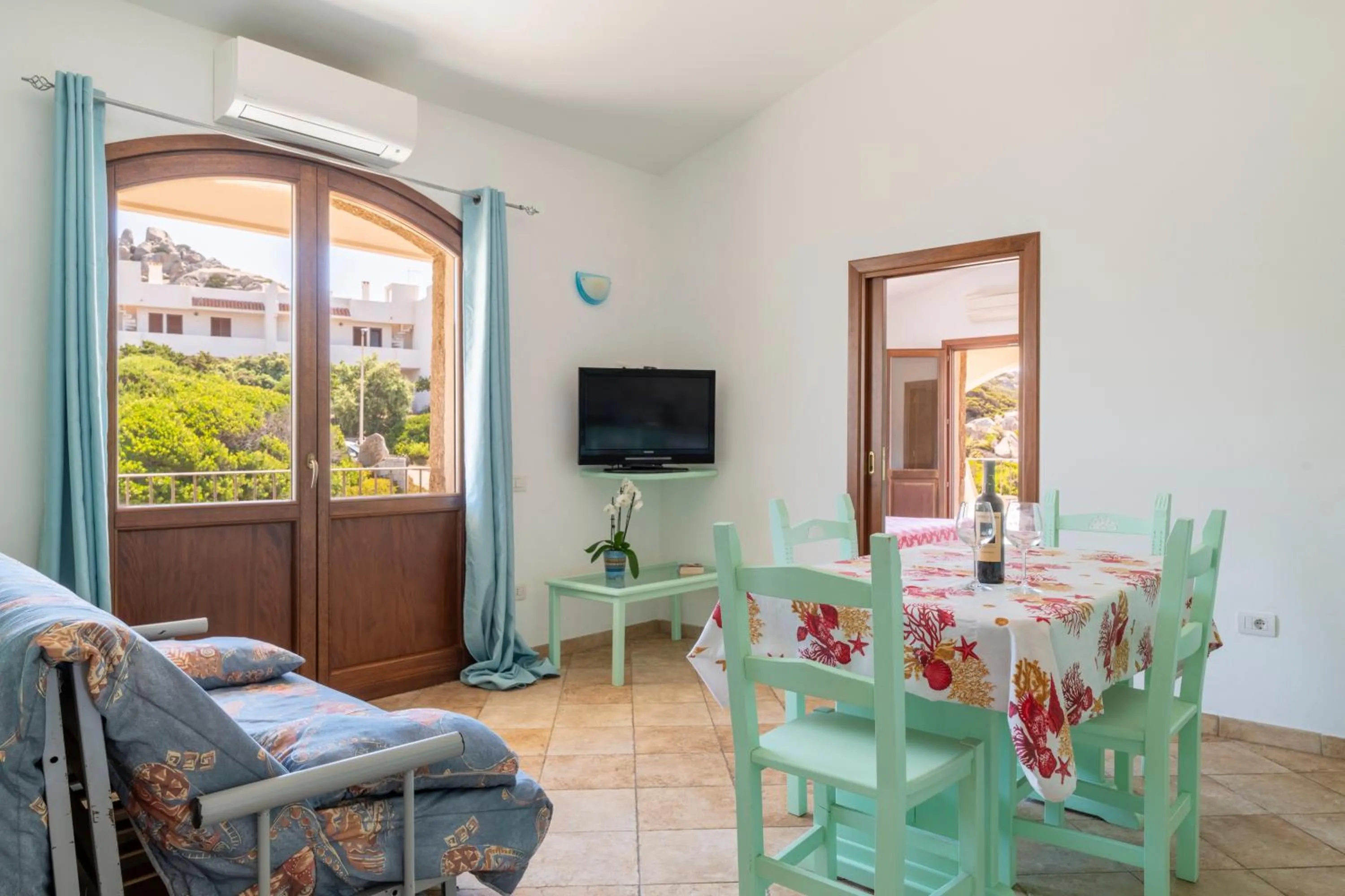 Living room in Residence Baia Santa Reparata