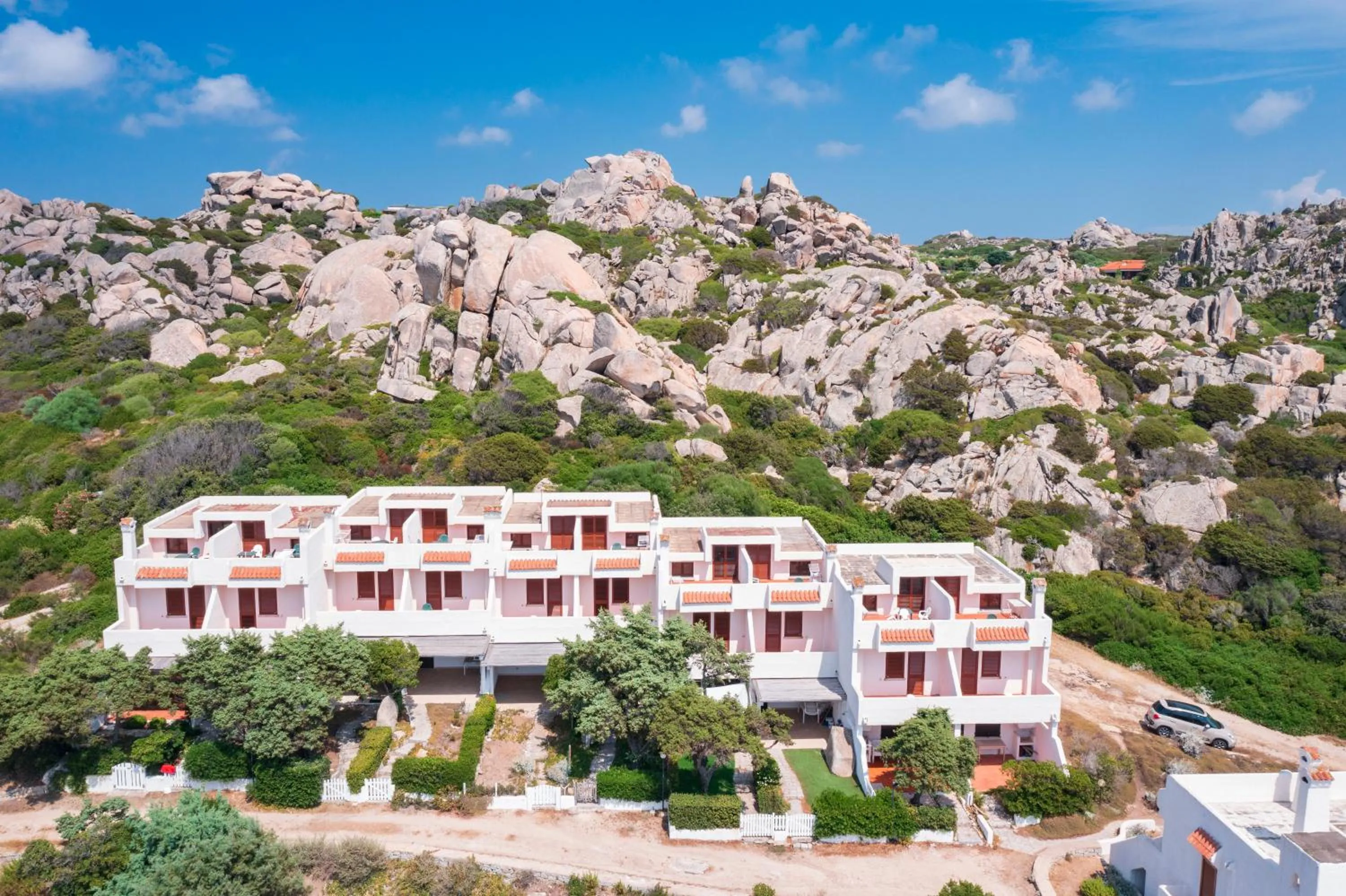 Bird's eye view in Residence Baia Santa Reparata