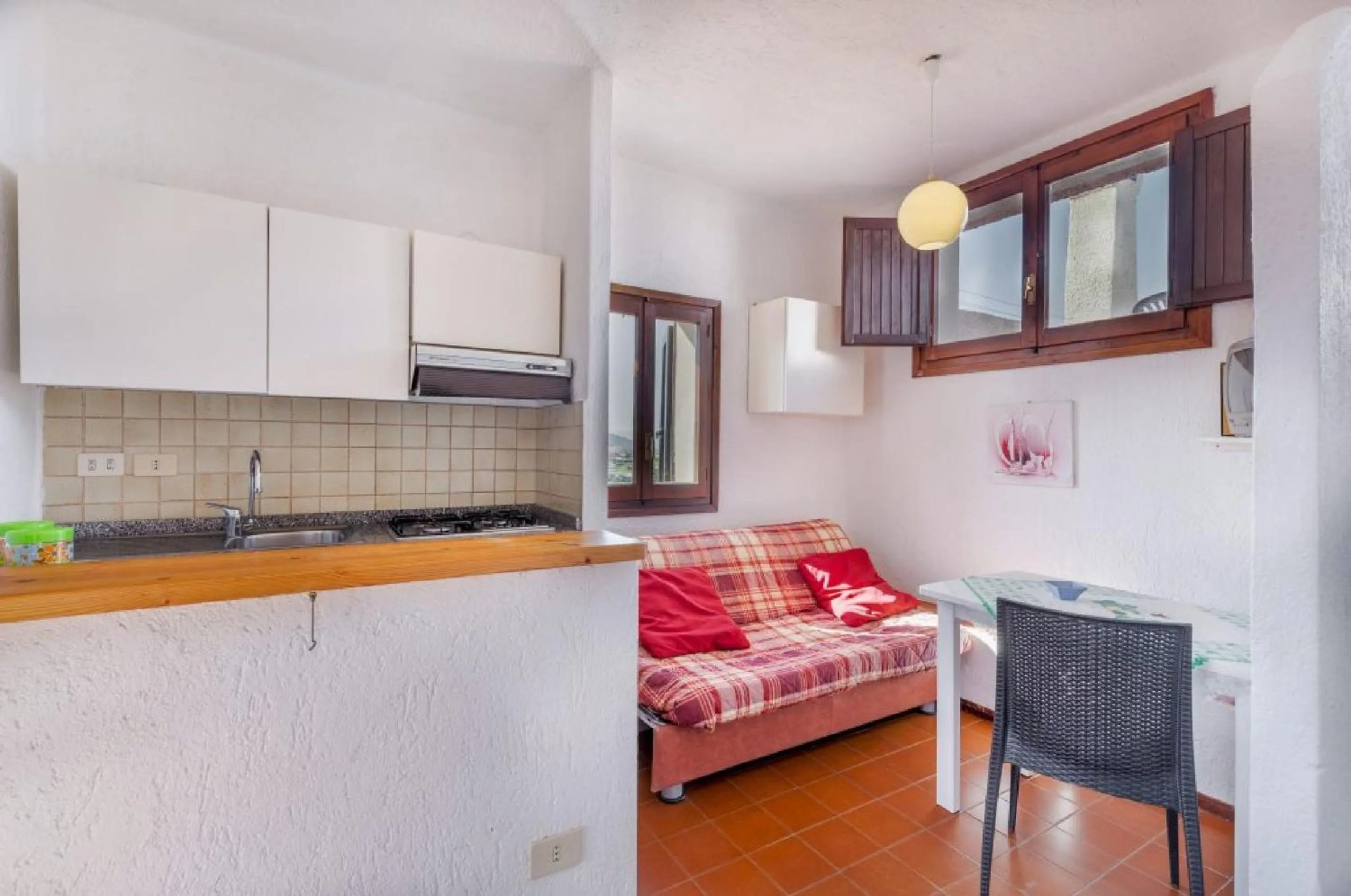 Kitchen or kitchenette in Residence Baia Santa Reparata