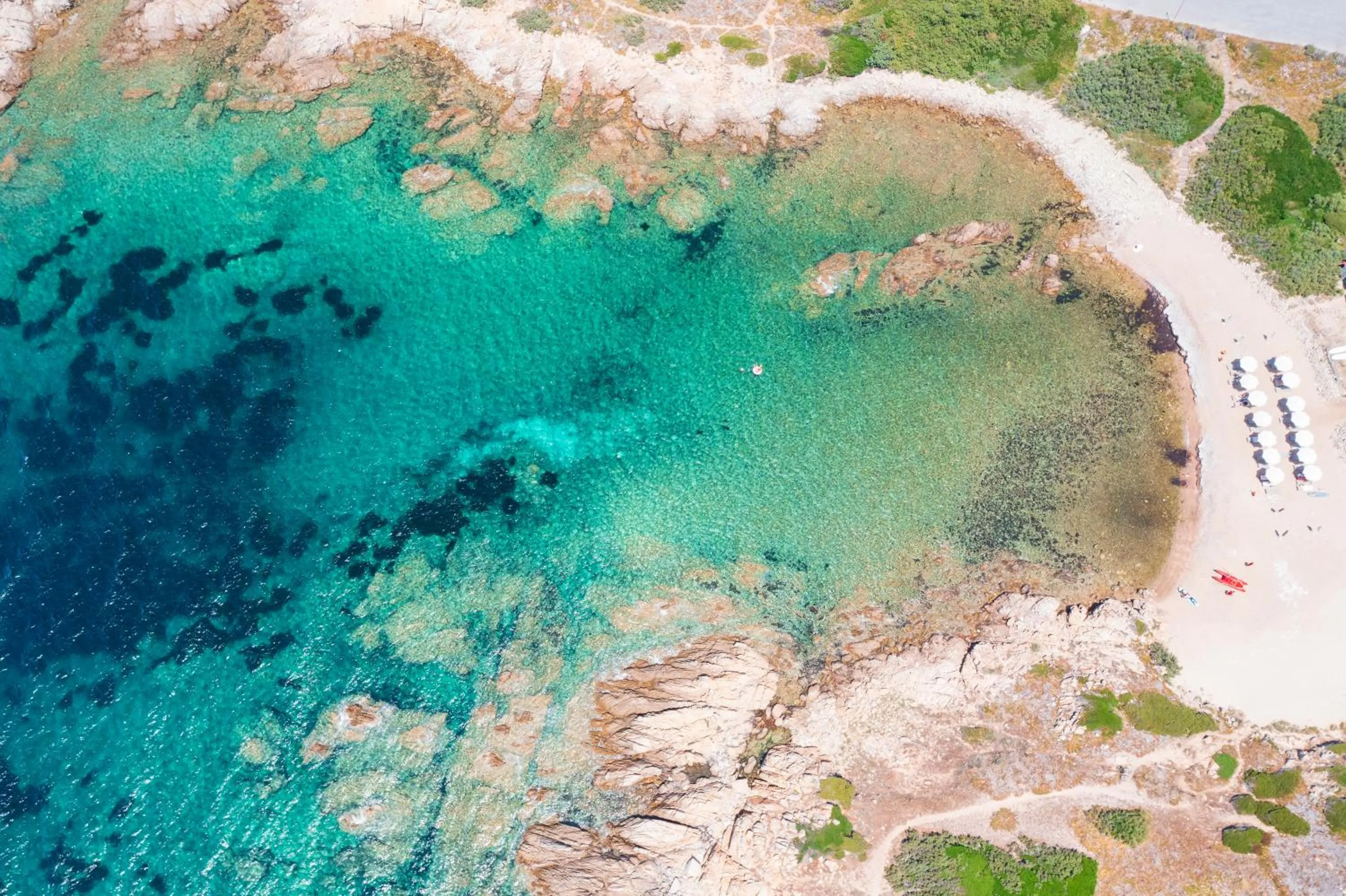 Bird's eye view in Residence Baia Santa Reparata