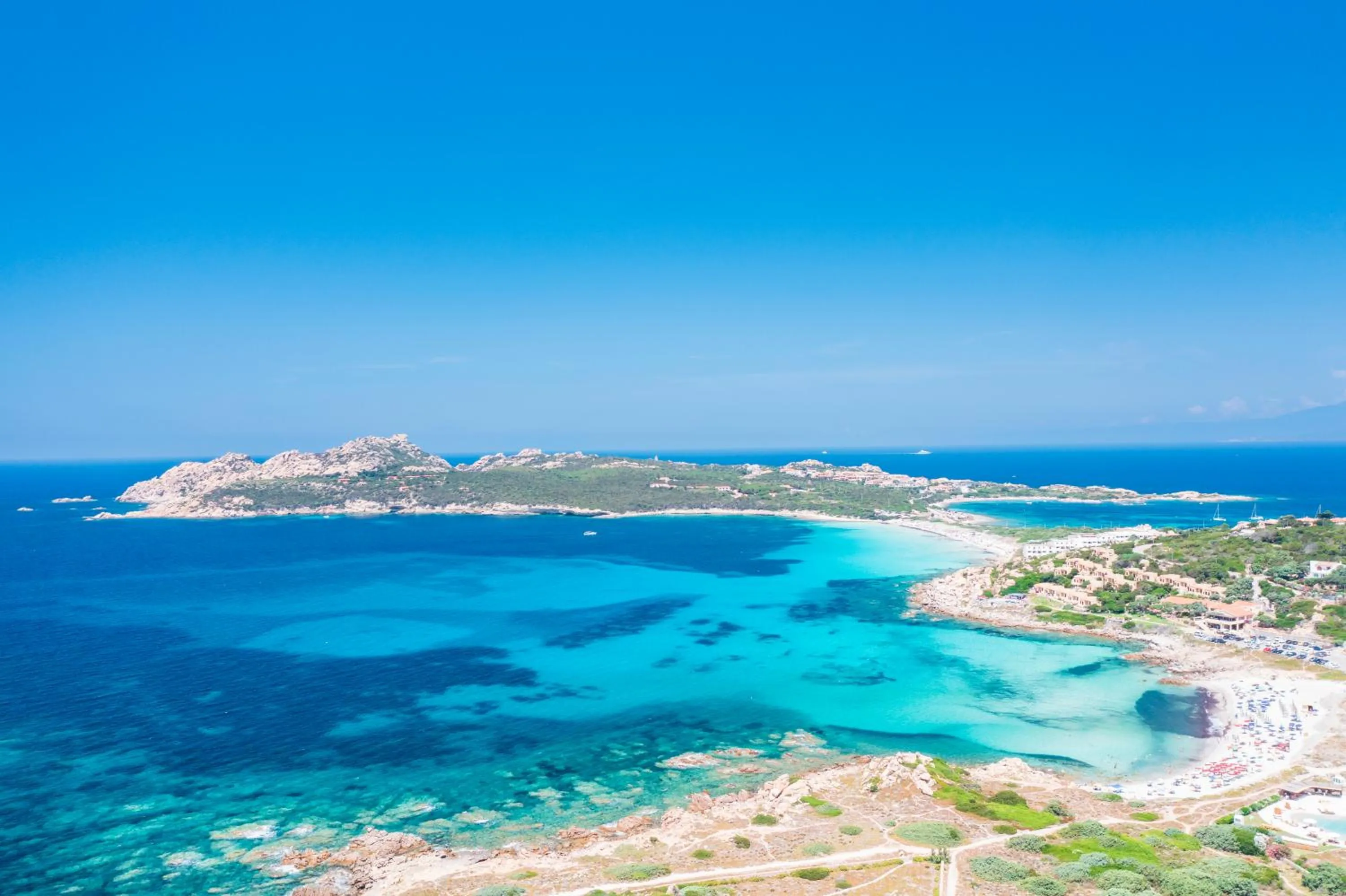 Bird's eye view in Residence Baia Santa Reparata