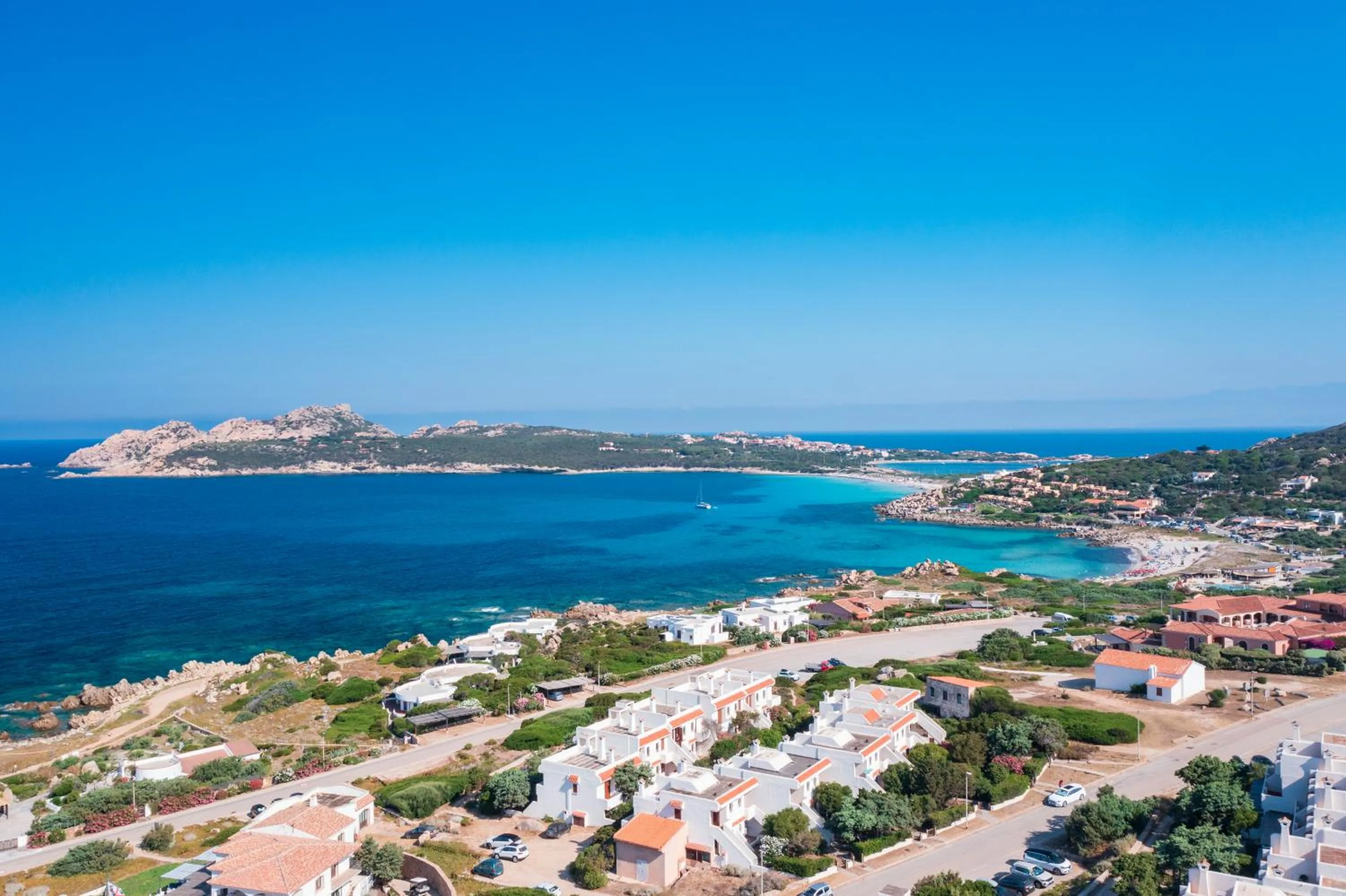 Bird's eye view in Residence Baia Santa Reparata