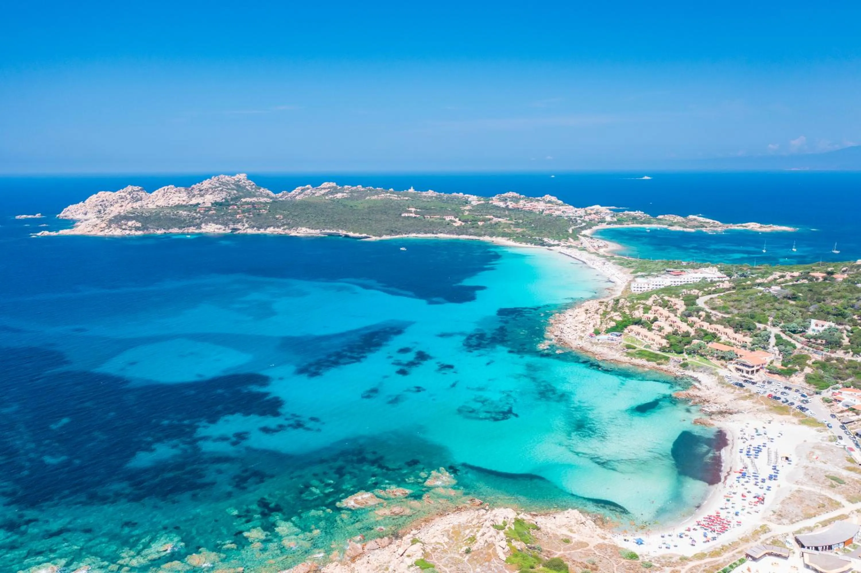 Bird's eye view in Residence Baia Santa Reparata