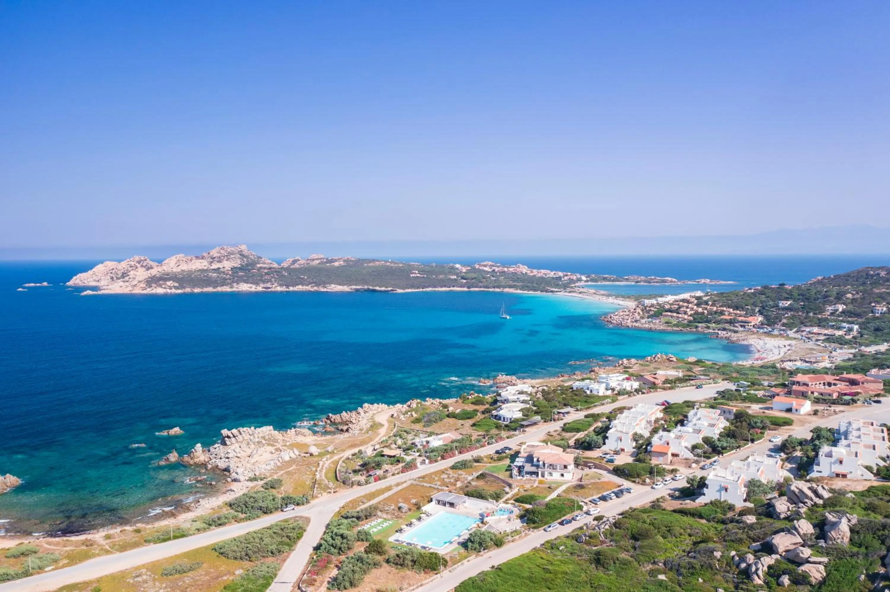 Bird's eye view in Residence Baia Santa Reparata