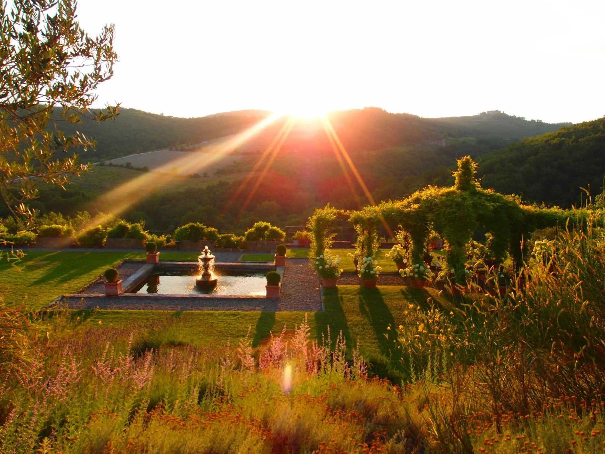 Garden in Capannelle Wine Resort