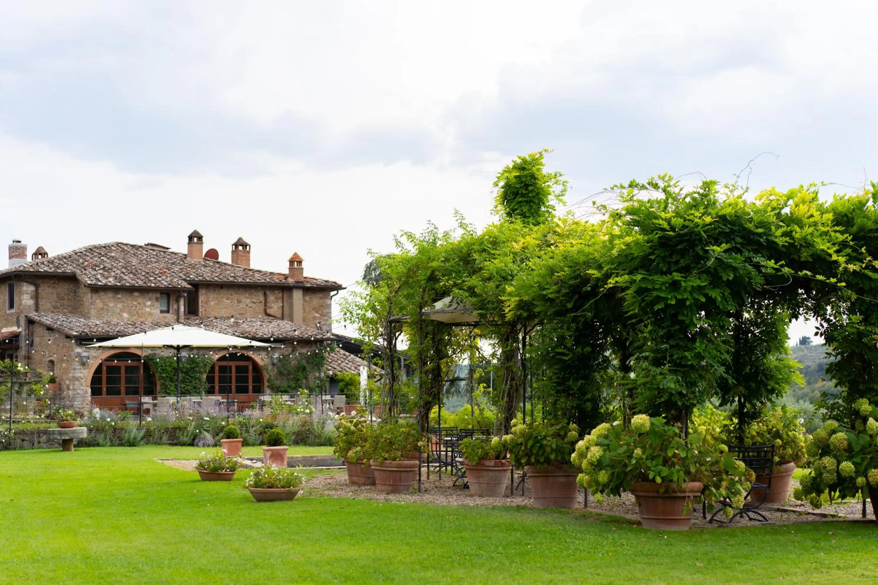 Garden in Capannelle Wine Resort
